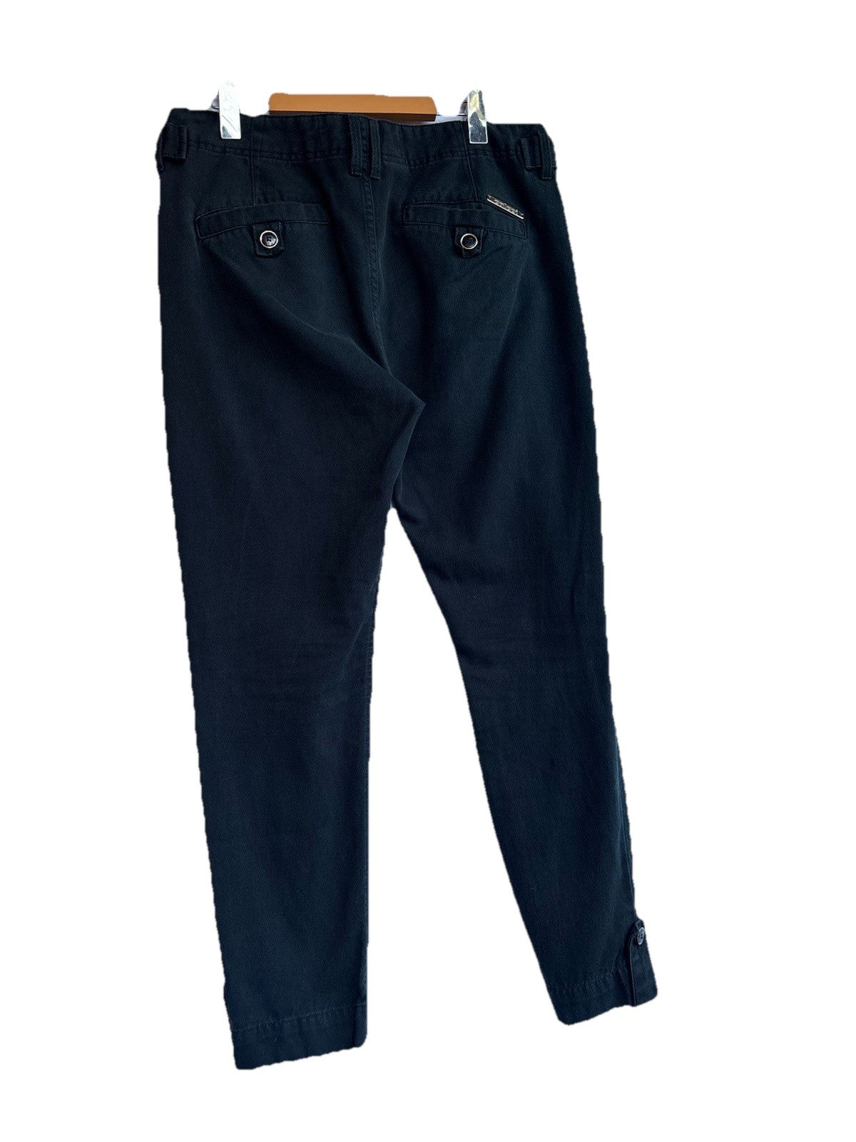 Colcci Black Pleated Tapered Jeans | 8 — detail photo 2