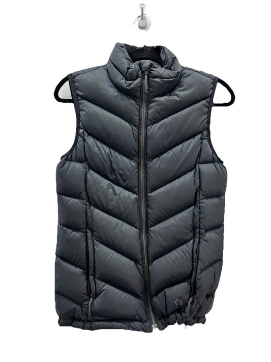 Womens Black  Down Puffer Vest Mountain Hard Gear Size Small Duck Down Feathers