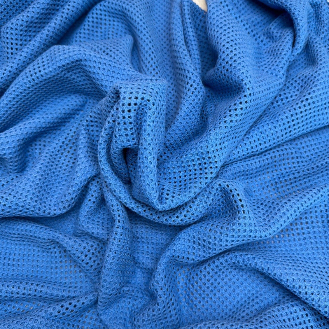 Simpłe Blue Waffle Knit