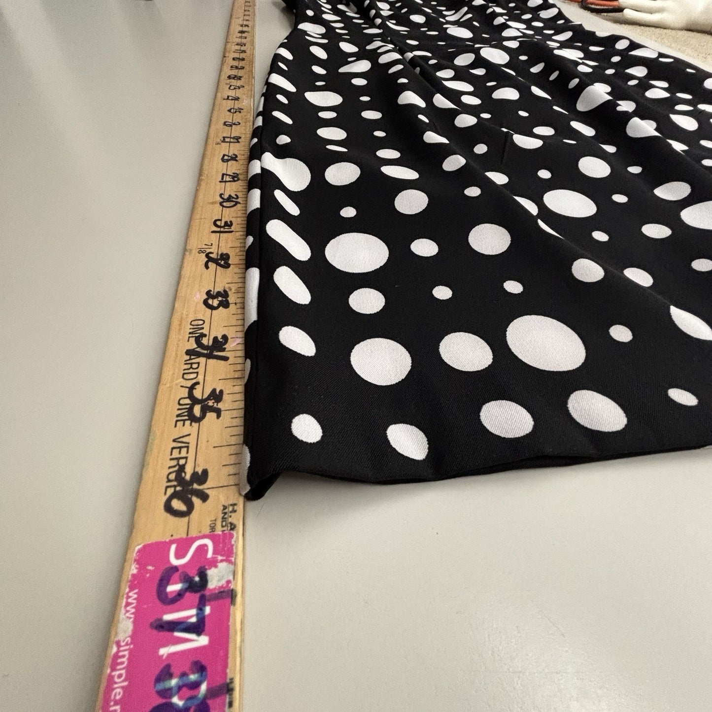 Connected Women's Black And White Polka Dot Dress Sleeveless Size 12 Boatneck