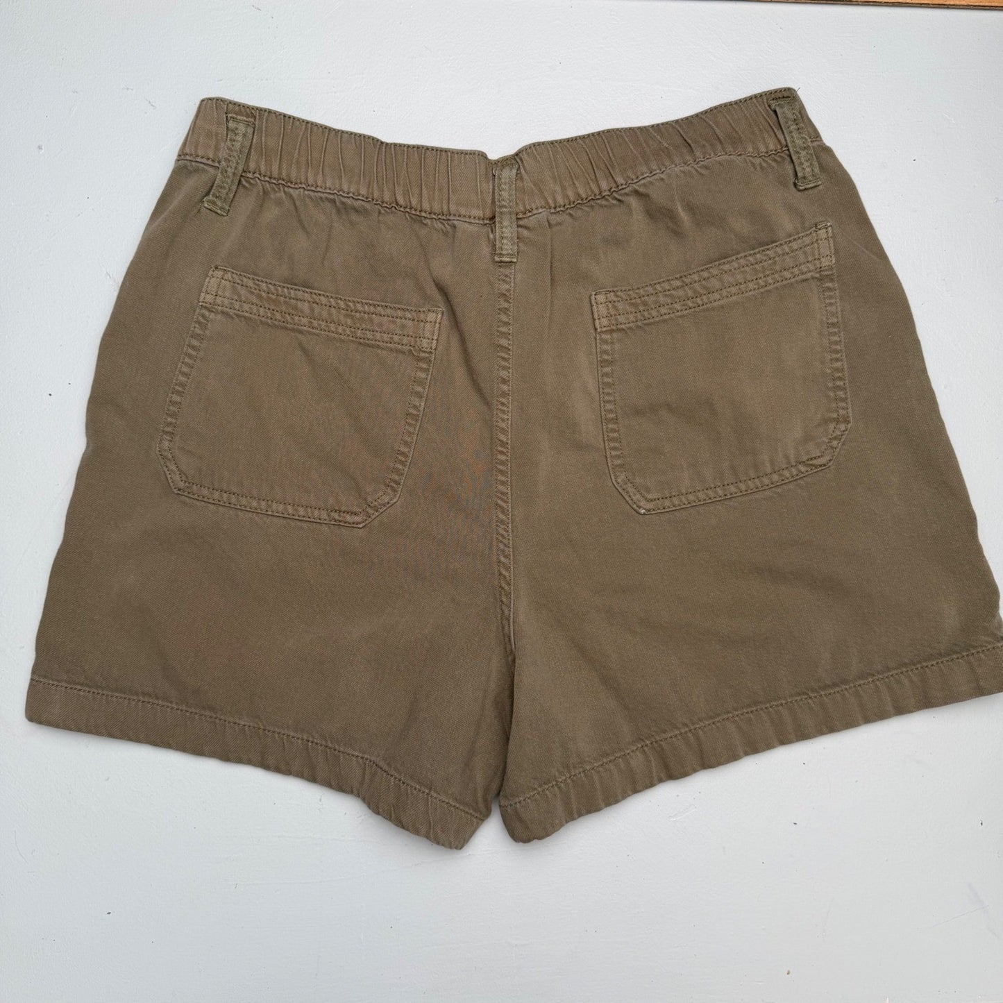 Joe Fresh Utility Shorts Olive Green Gorpcore Cargo Hiking women's Sz Medium