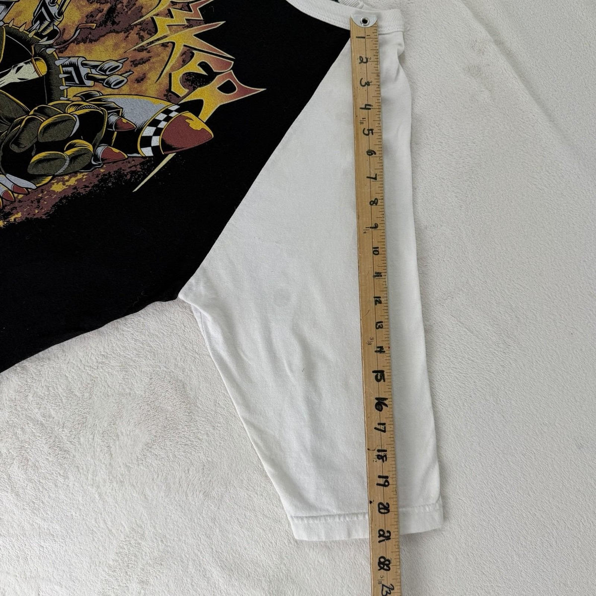 Vintage Alstyle STRIKER Graphic Raglan Shirt XL Black/White – Comic Style Robot