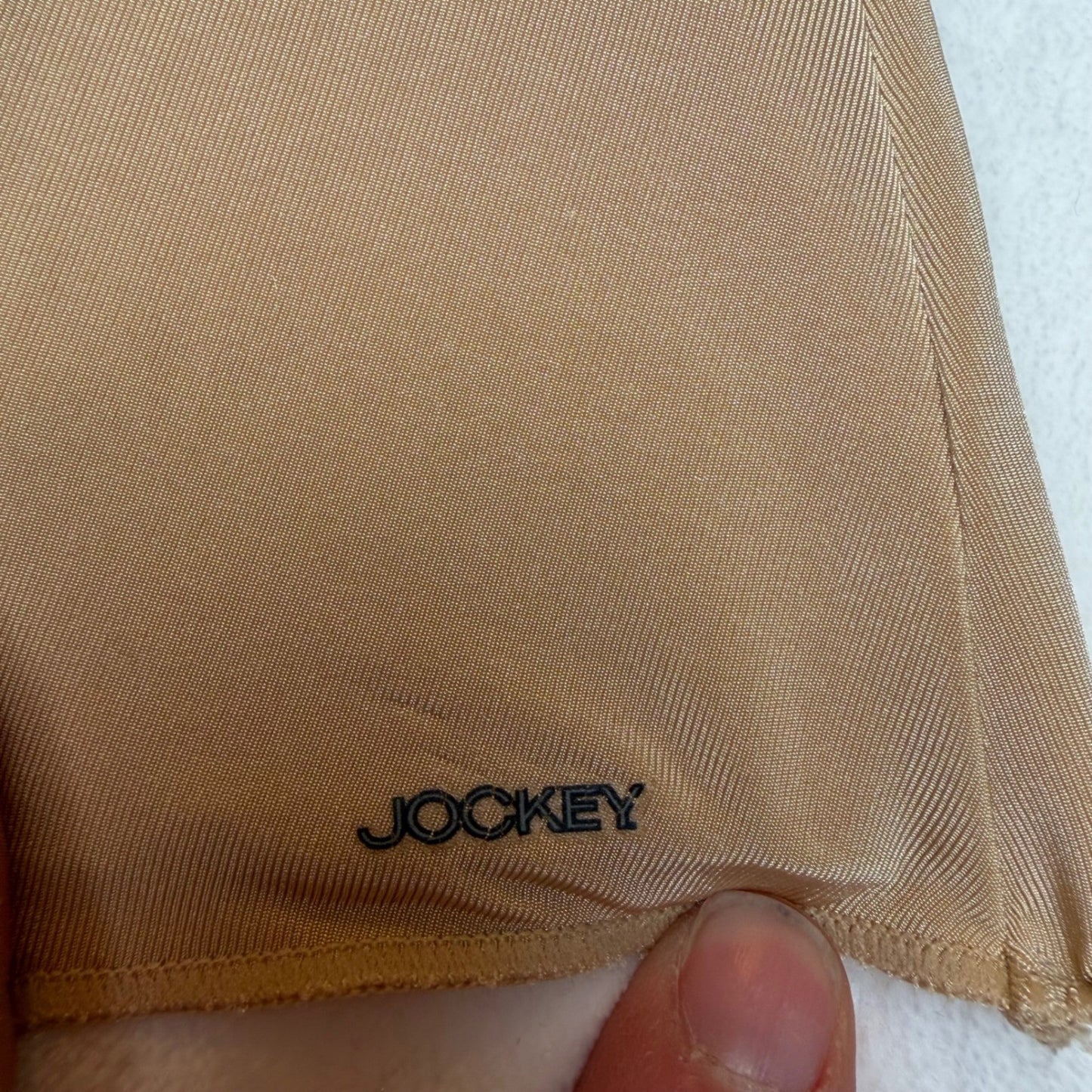 Jockey Camisole Tank Top Nude V-Neck Adjustable Strap Minimalist Soft Girl Sz M