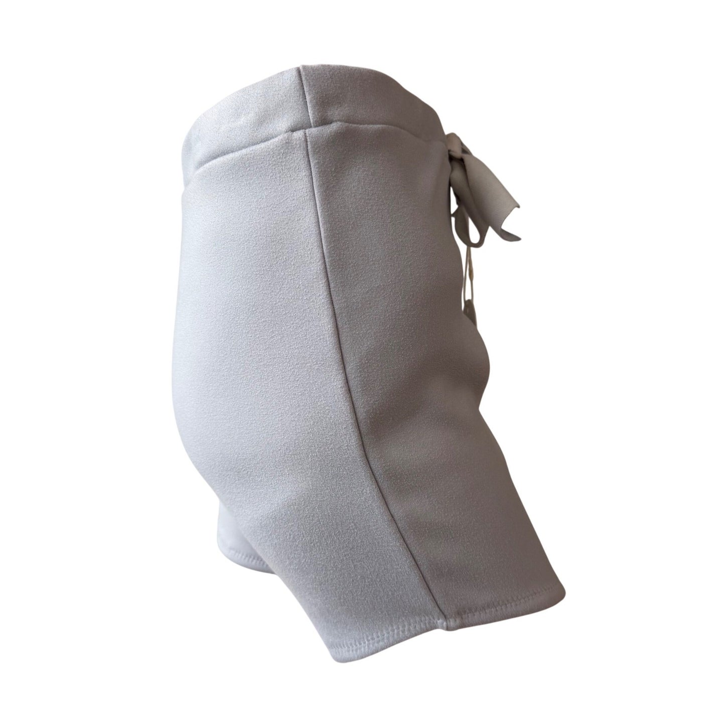 Simple NWT Biker Shorts Gray Bow  Coquette Balletcore Aesthetic Quiet Luxury  S