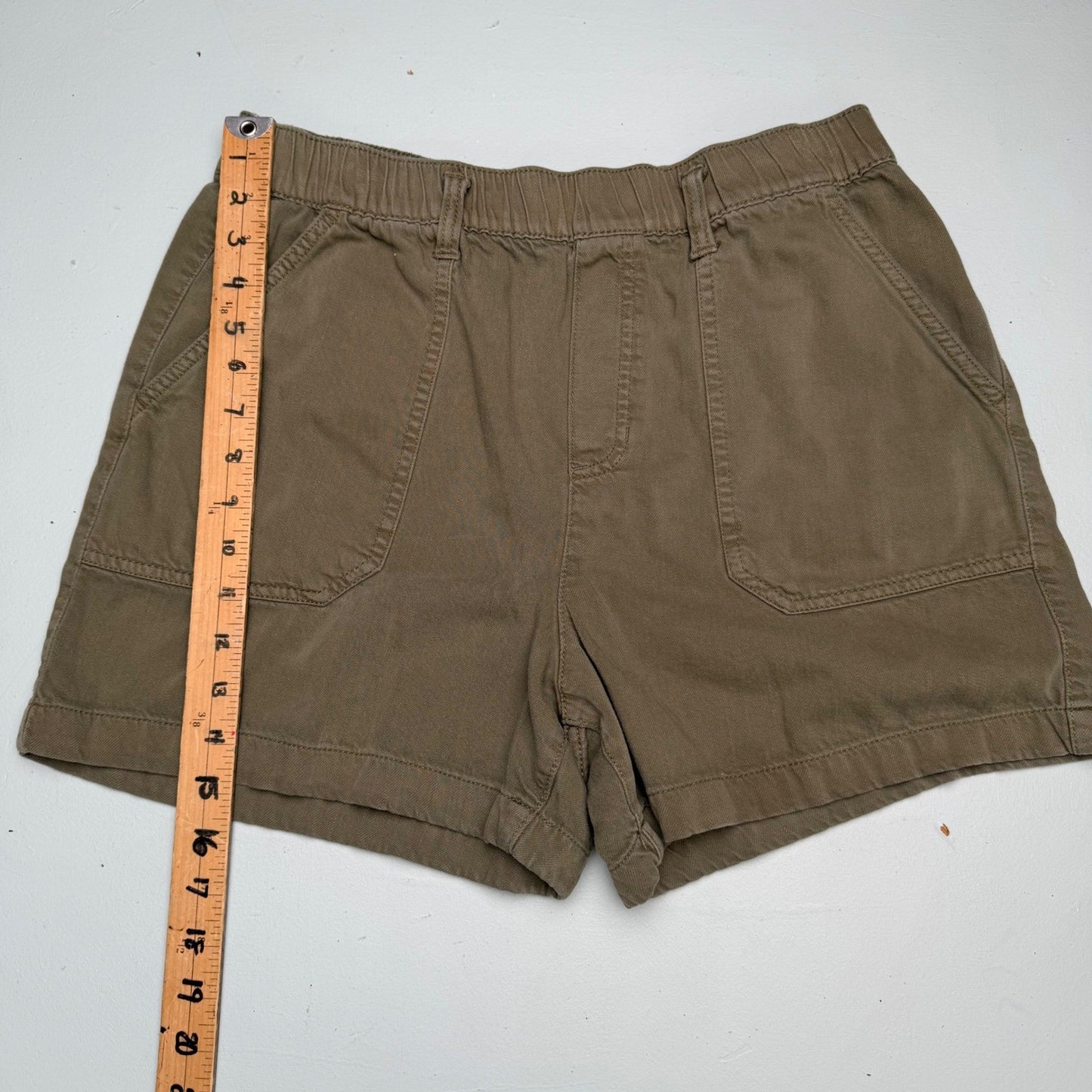 Joe Fresh Utility Shorts Olive Green Gorpcore Cargo Hiking women's Sz Medium