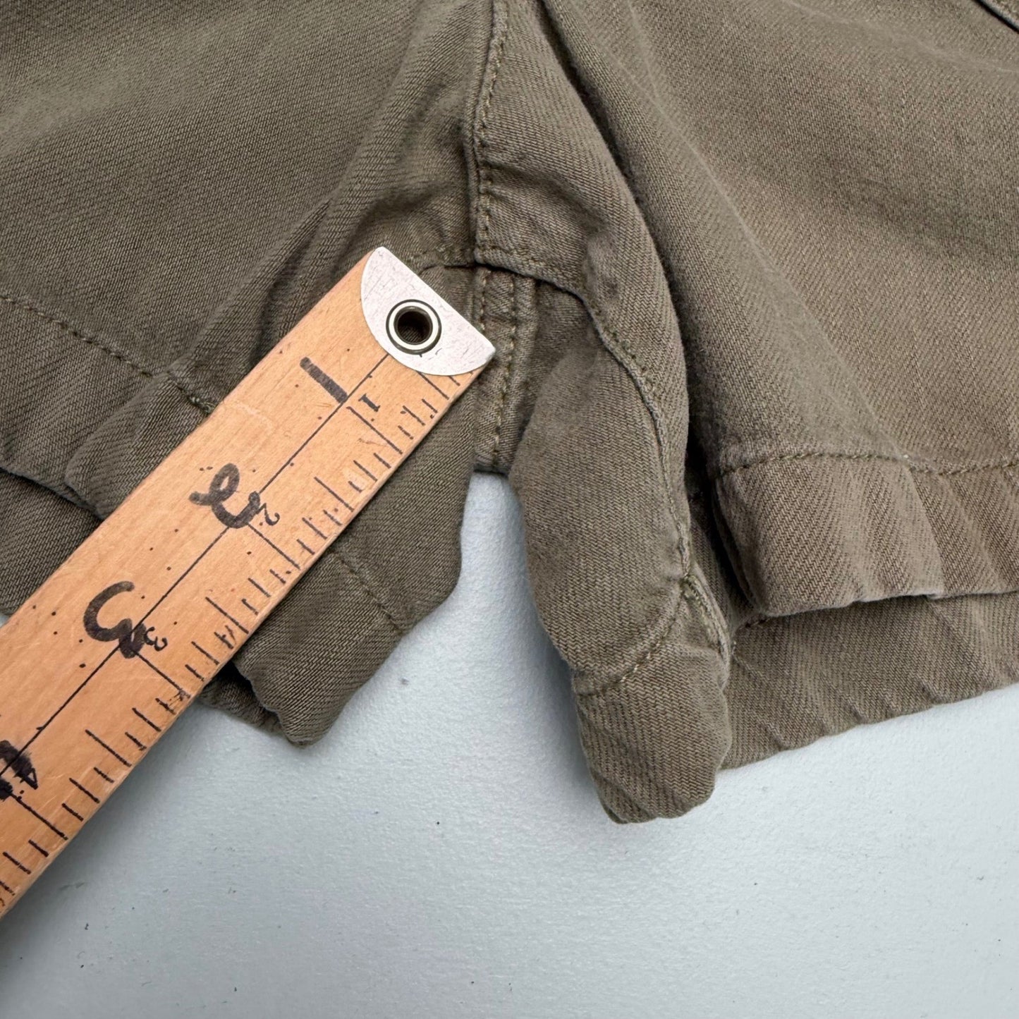 Joe Fresh Utility Shorts Olive Green Gorpcore Cargo Hiking women's Sz Medium