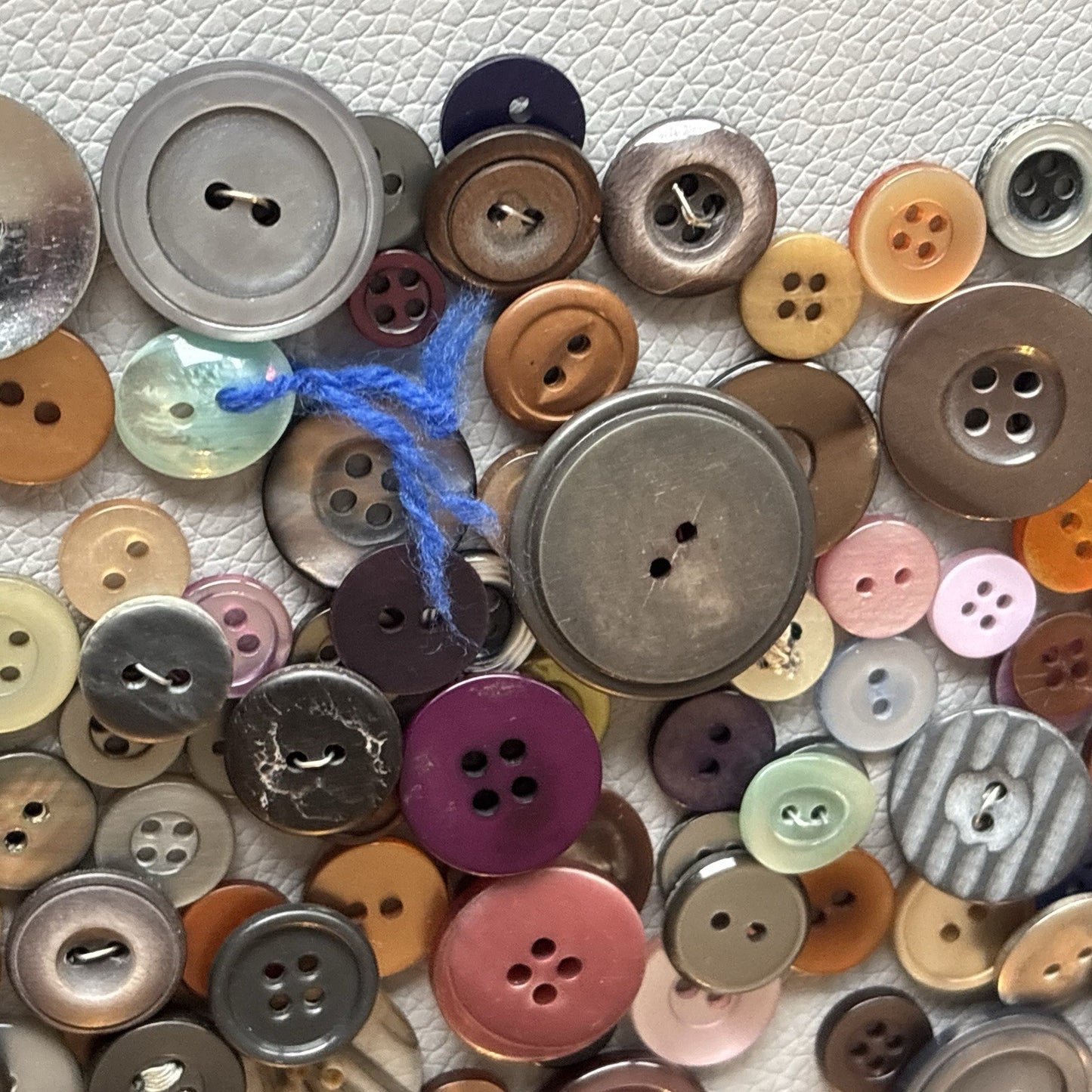 Big Button Lot Of Four Hole And Two Hole Round Shapes. Crafts Sewing Mending