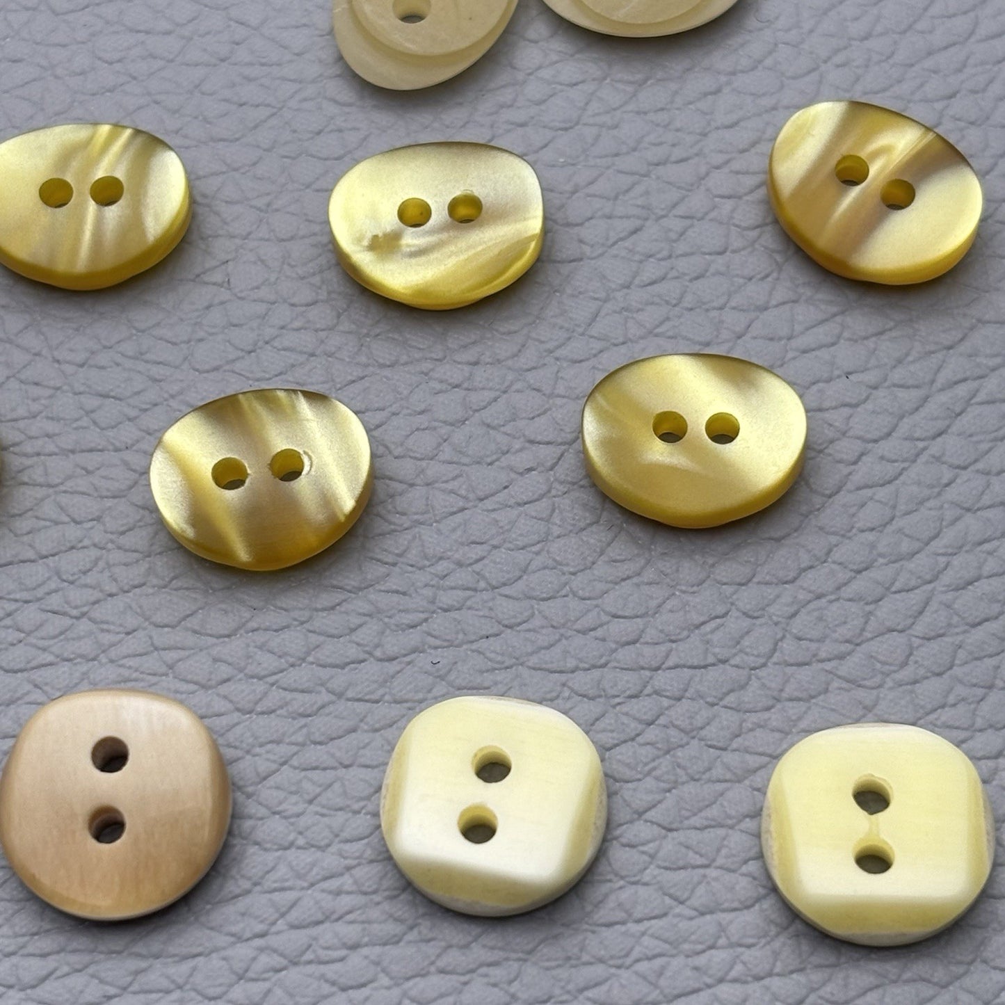 Vintage Mixed Button Lot (60pcs) – Earth Tone Neutrals + Soft Pastels  40’s-60’s