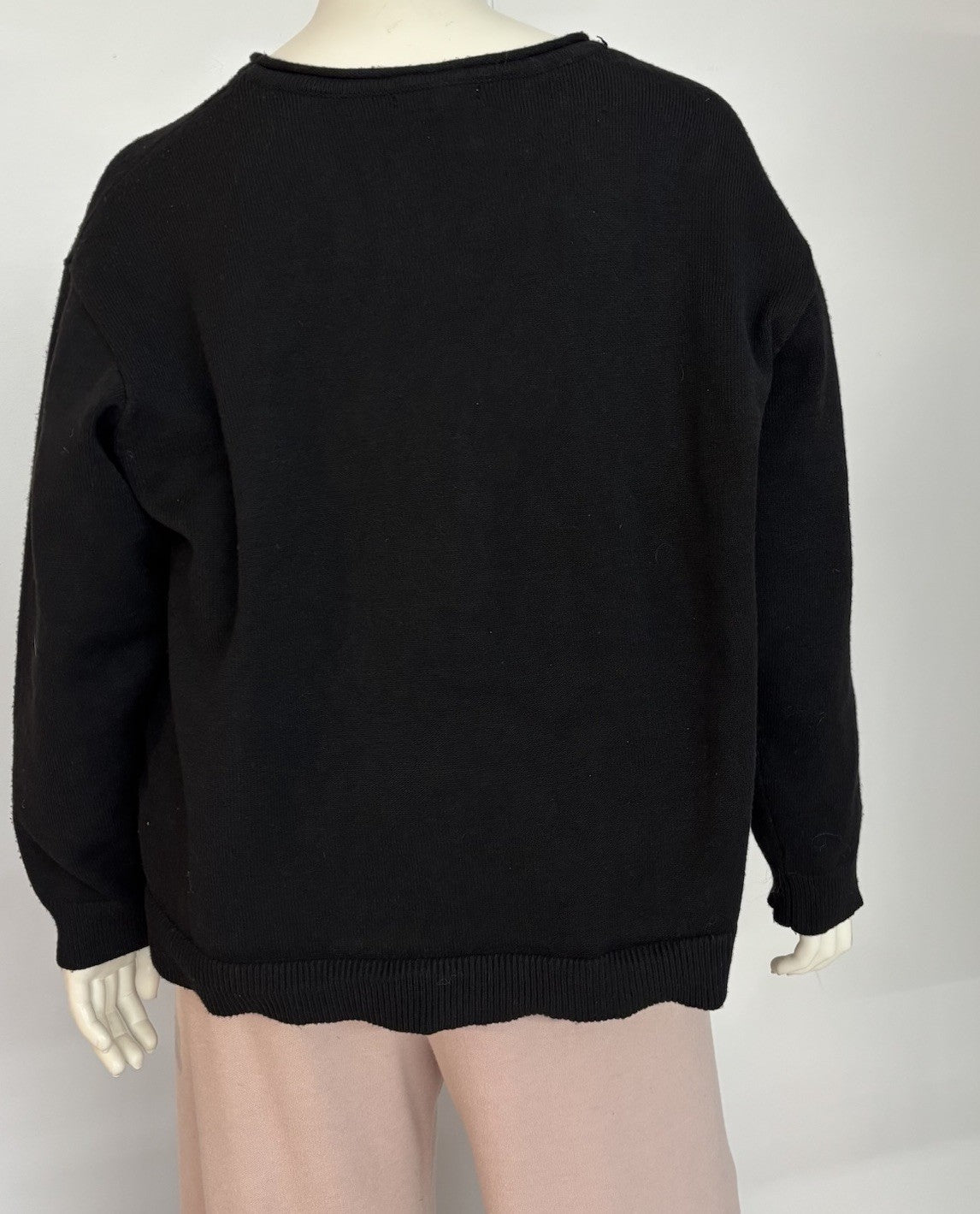 Women's NWT Black Sweater + Pink Jogger's Plus Size XXL Pockets Outfit Basiccore