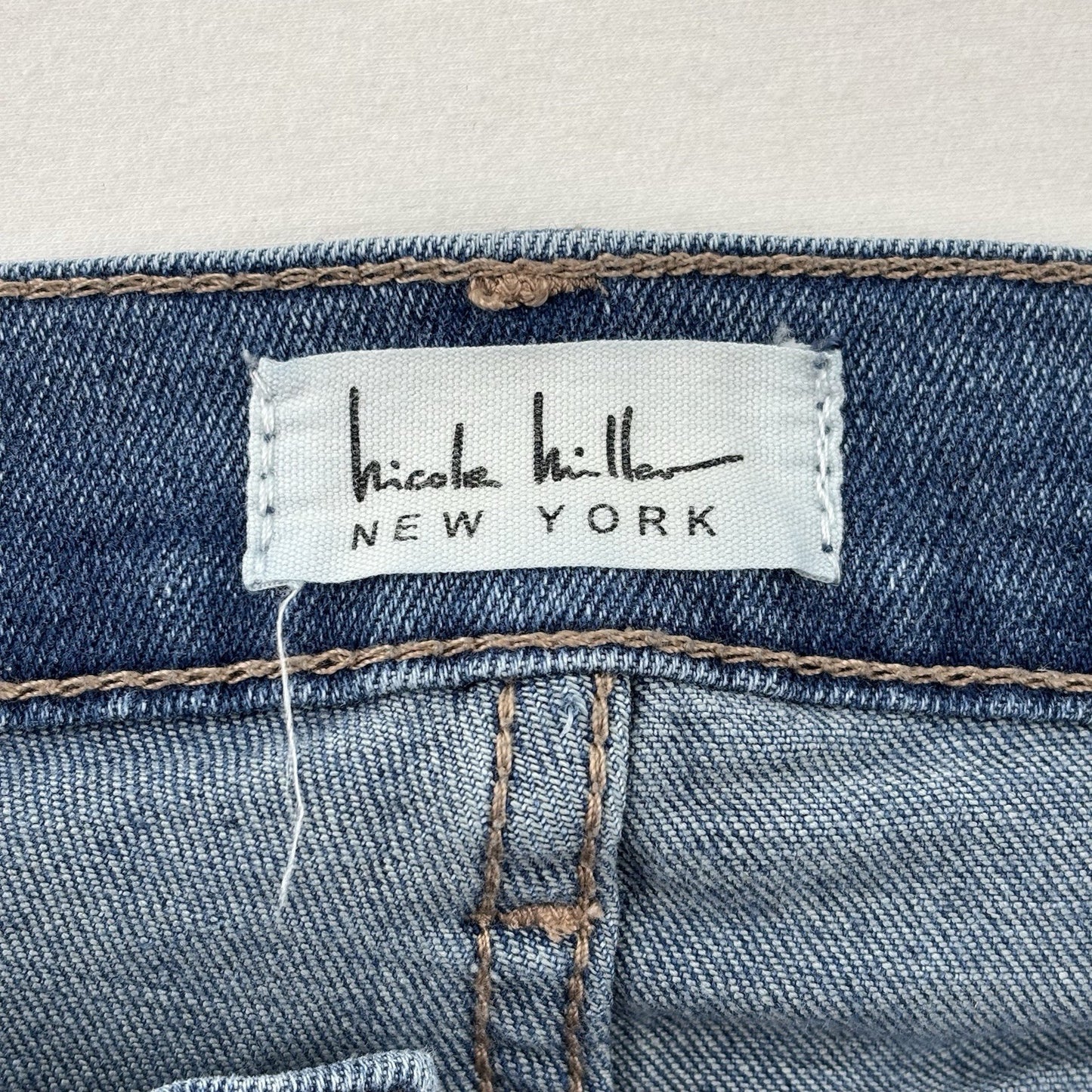Nicole Miller New York Womens Soho High Rise Ankle Skinny Crop Jeans Sz 6 Basic