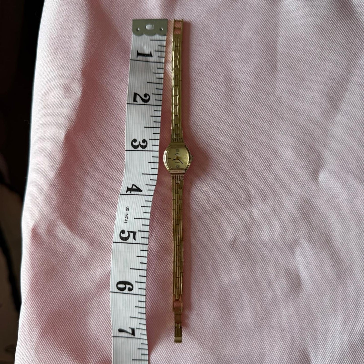 Vintage Jules Jurgensen Quartz Watch Gold Tone Ladies Bracelet Watch 510