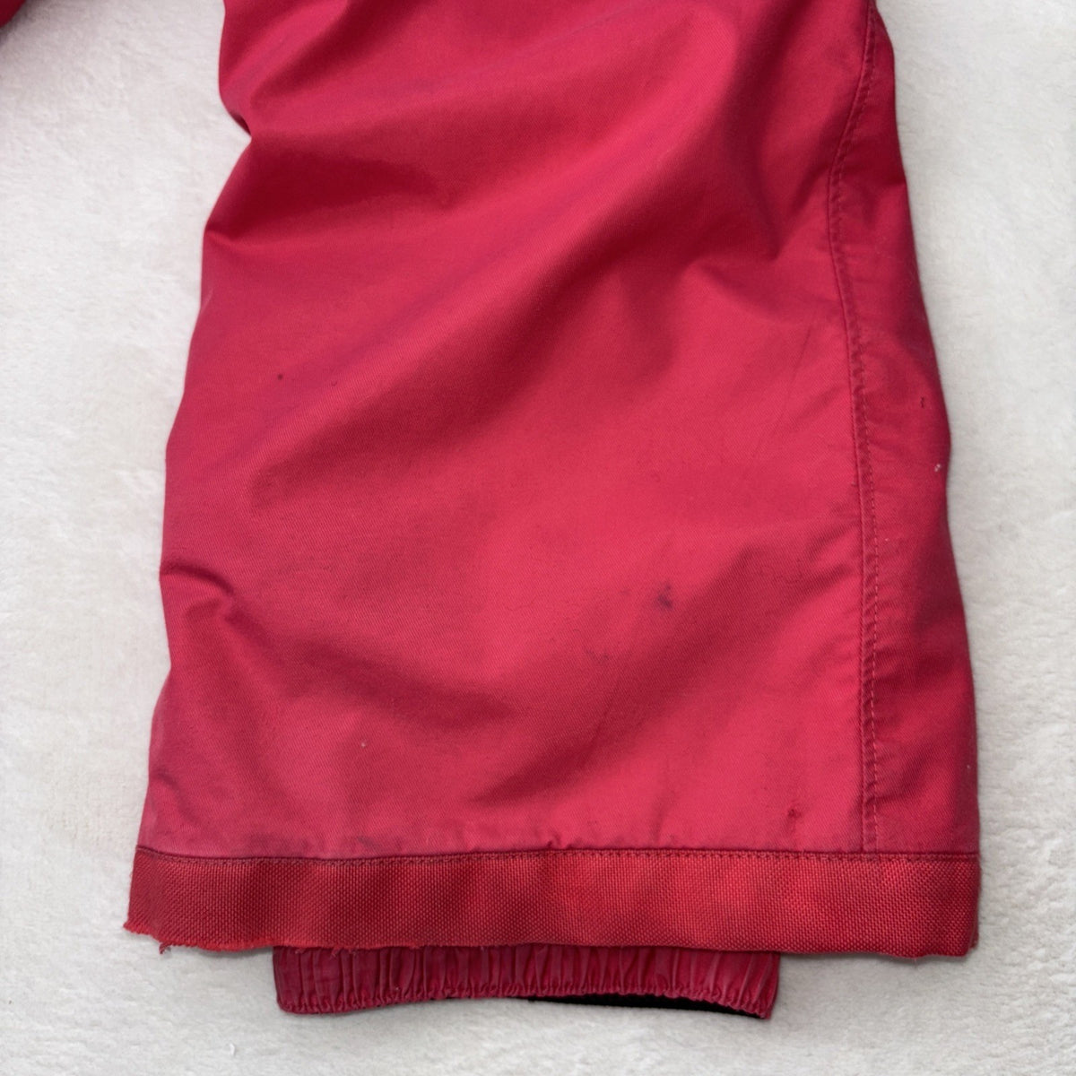 Columbia Girls Pink Size Medium Bin Ski Suit Suspenders Very Worn But No Holes