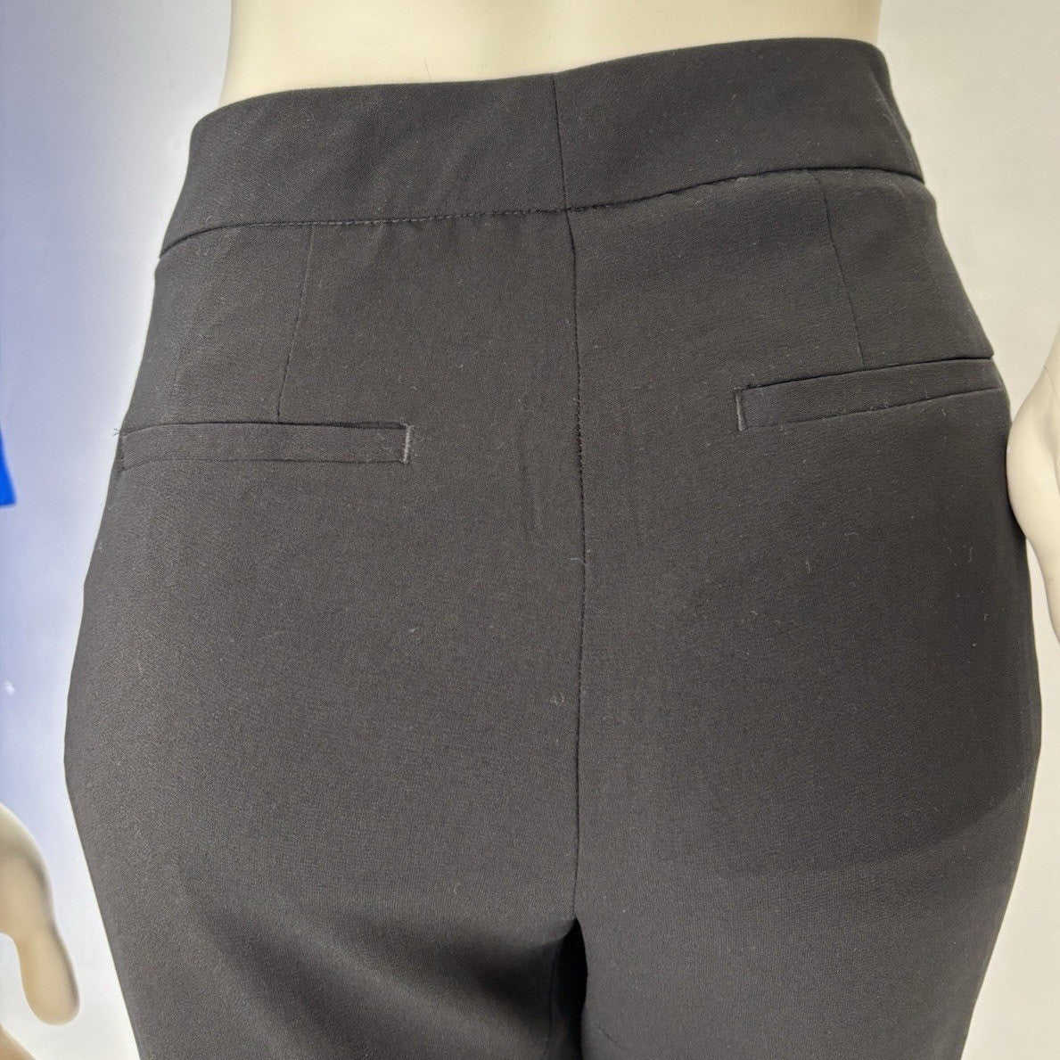 Kenneth Cole Reaction Black Capri Dress Pants Y2K Office Siren Quiet Luxury M
