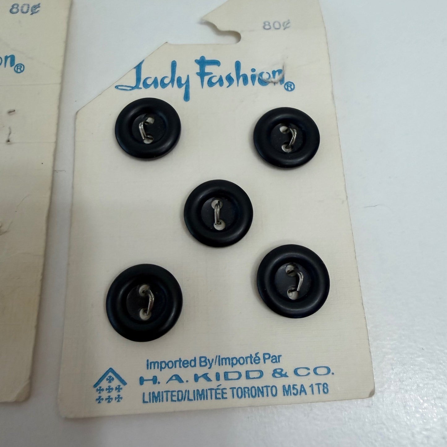 Lady Fashion Vintage Buttons Deadstock Retro Sewing Supply Mid Century Mix Lot