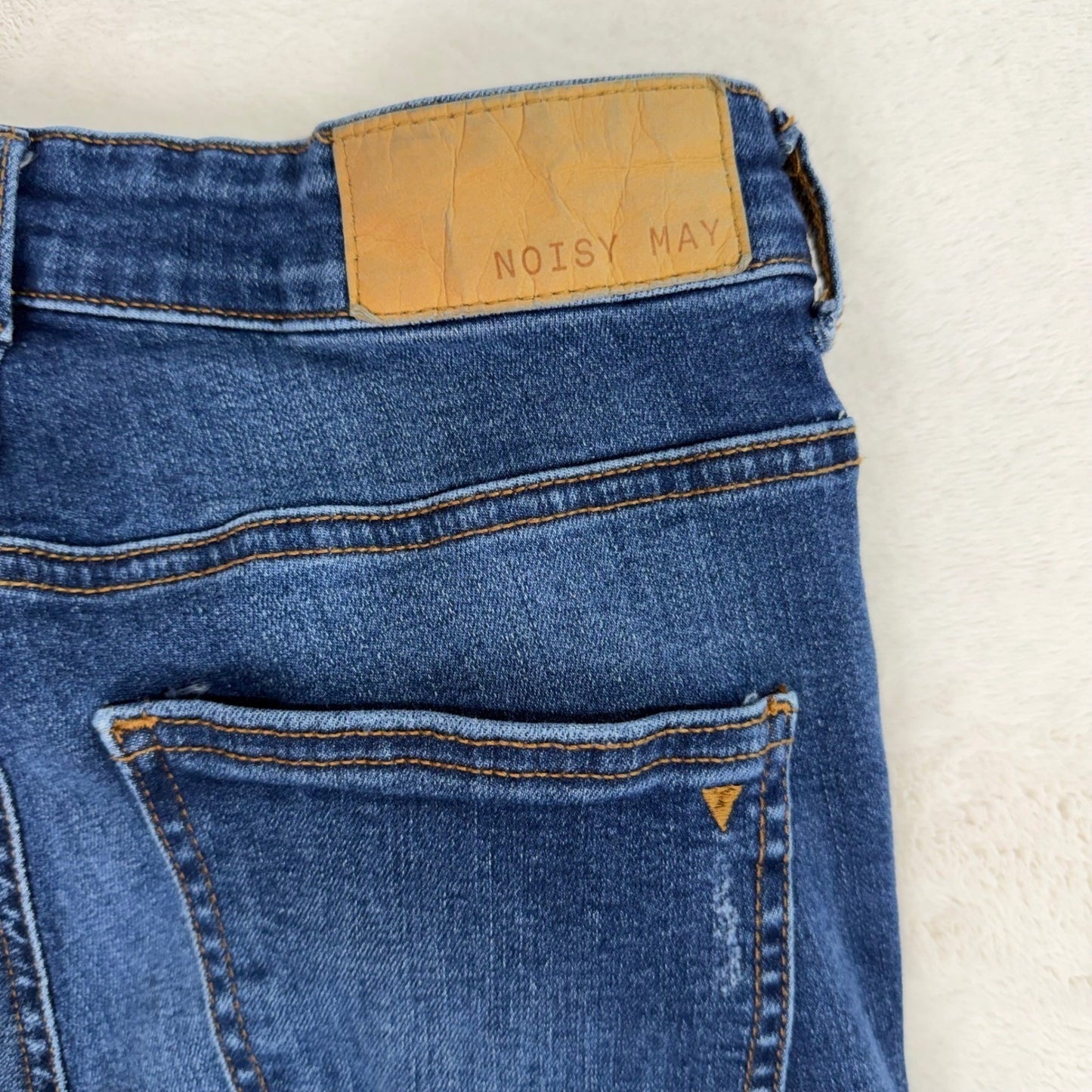 Noisy May Jeans Skinny Blue Medium Wash Mid Rise W29 L28 Basiccore Normore