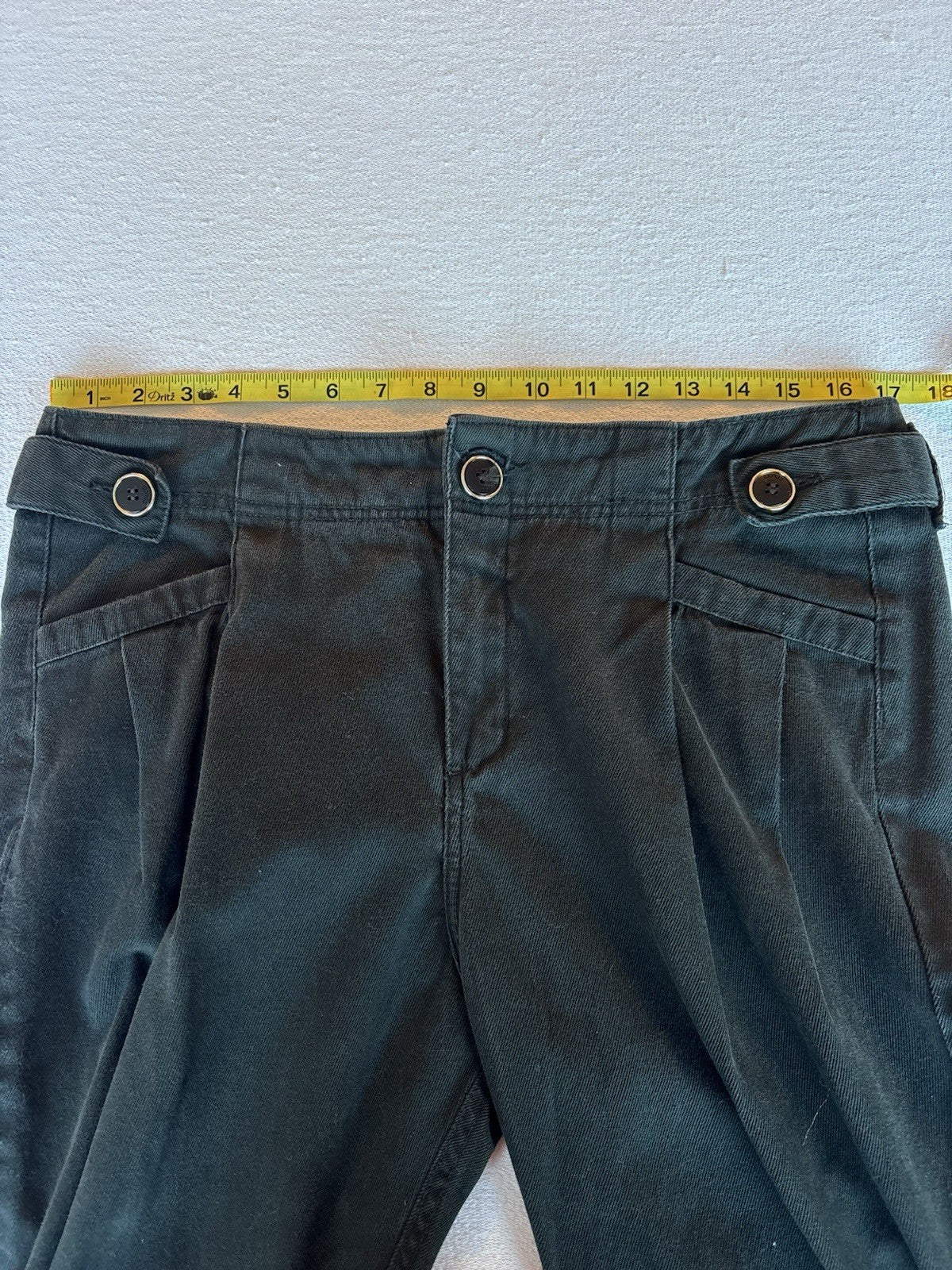 Colcci Black Pleated Tapered Jeans | 8 — detail photo 11
