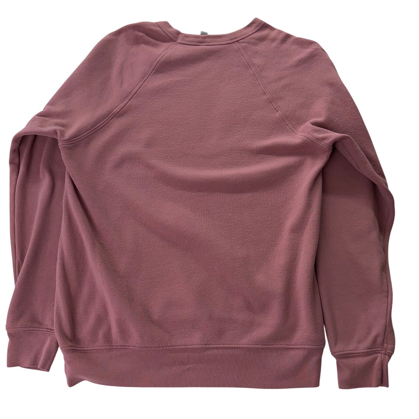Au Canada Apparel Bella Canvas Mauve Mountain Graphic Raglan Sweatshirt Medium