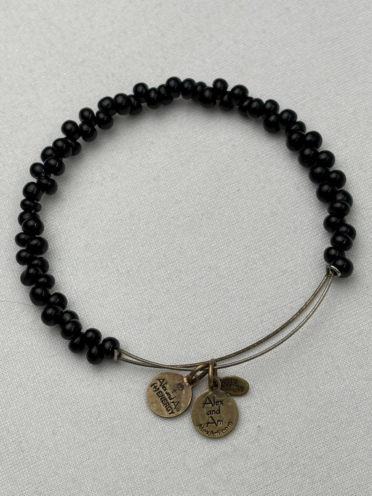 Alex And Ani Black Beaded Women’s Bracelet.