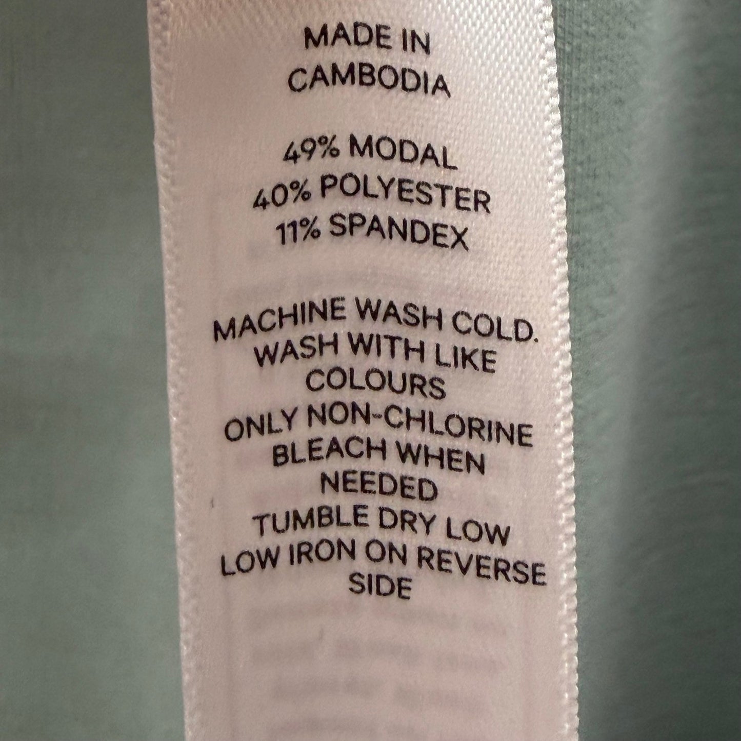 Joe Fresh Active Womens 3X Sage Green Tunic Sweatshirt Modal Blend Oversized
