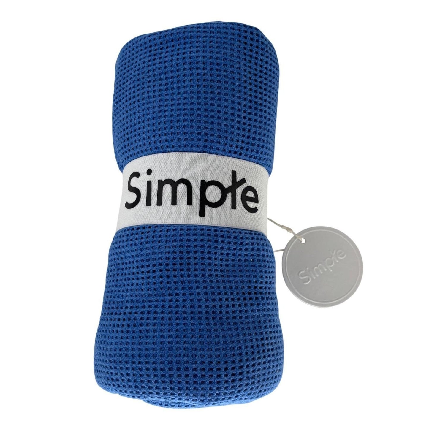 Simpłe Blue Waffle Knit