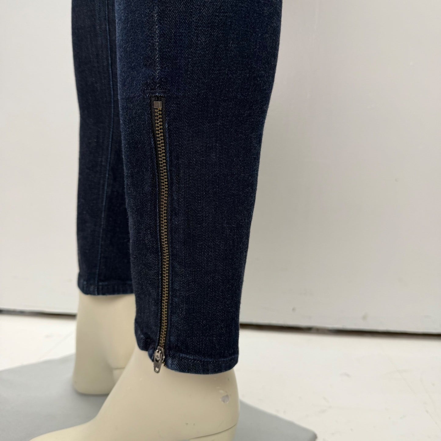 Rag & Bone Kensington Skinny Jeans Y2K Grunge Dark Wash Zip Ankle Stretch Sz 31