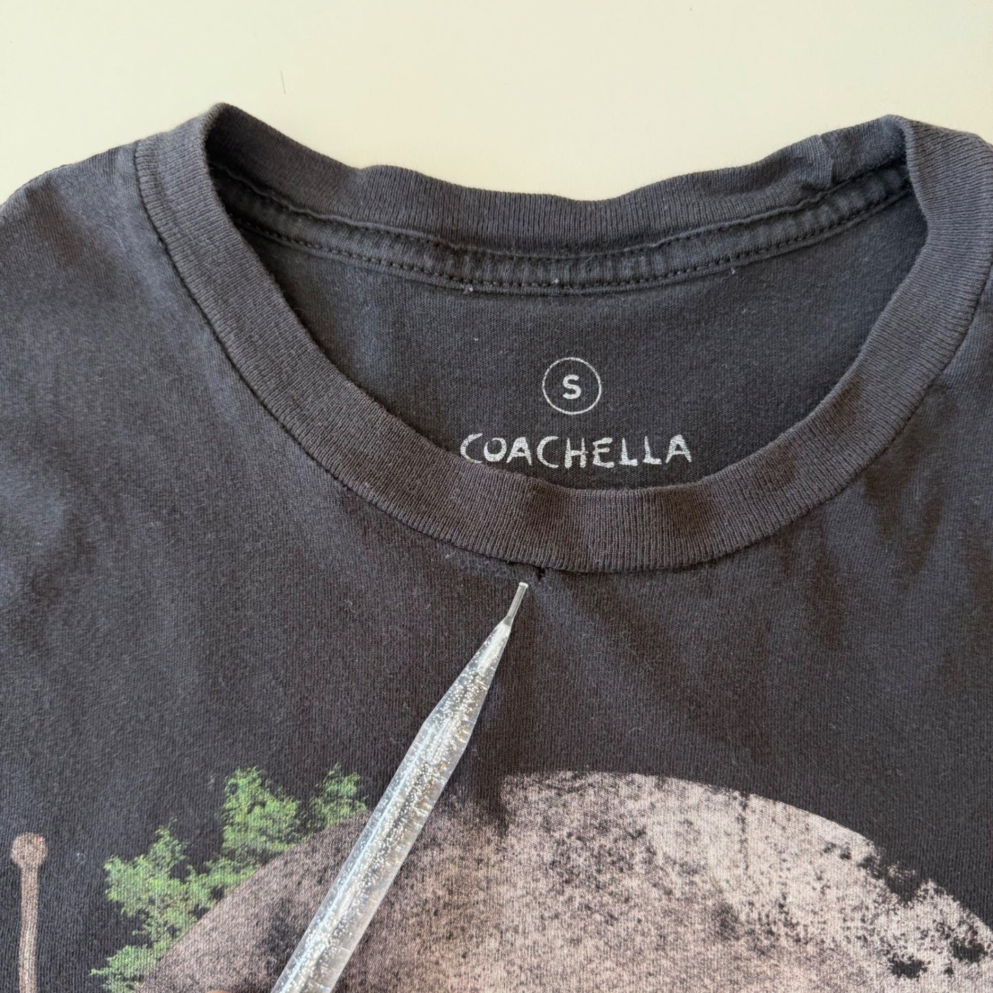 Coachella T-Shirt Astronaut 2015 Lineup Graphic Indie Sleaze Desert Core Small