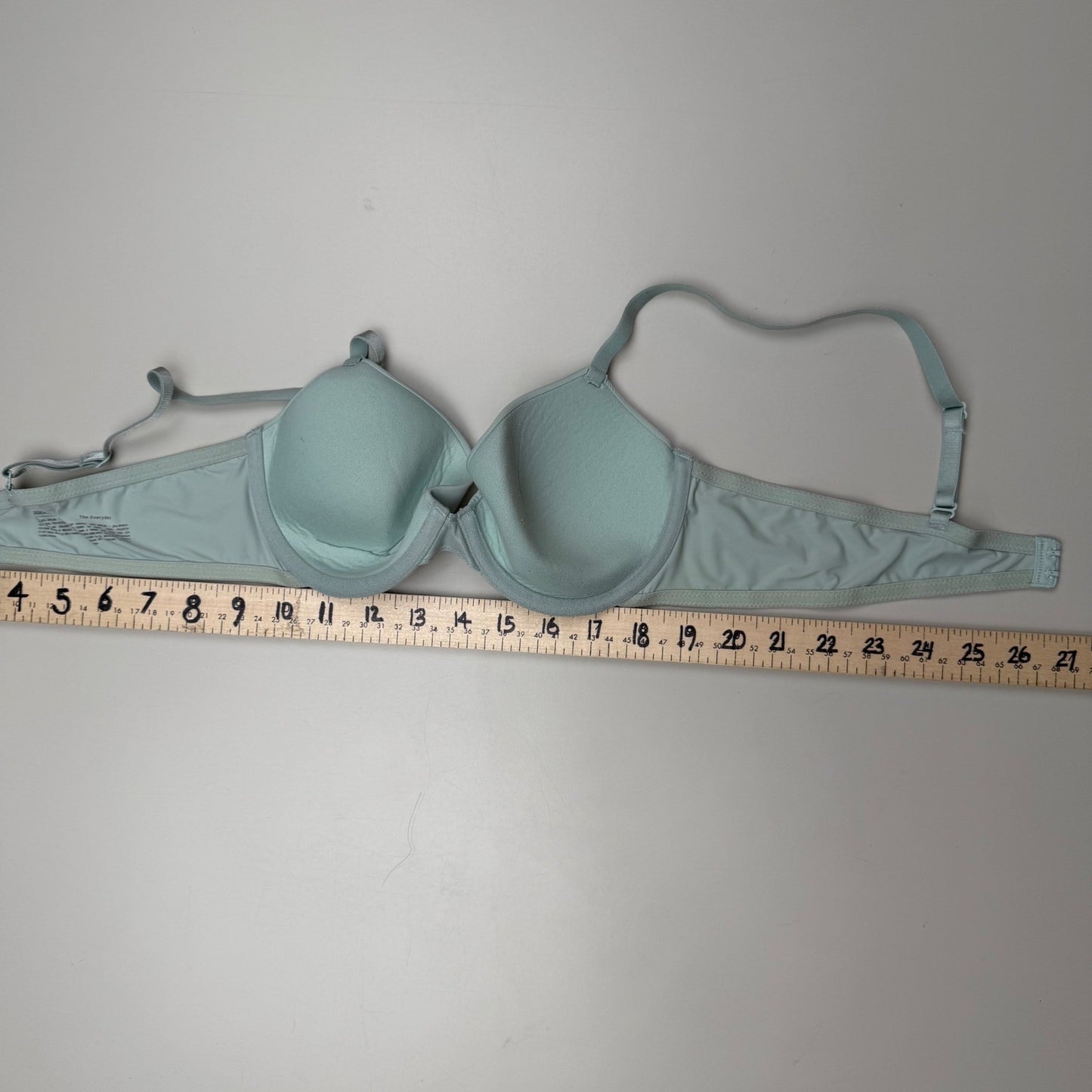 Auden The Everyday Bra Pastel Green Seamless Underwire Minimalist Soft Girl 36A