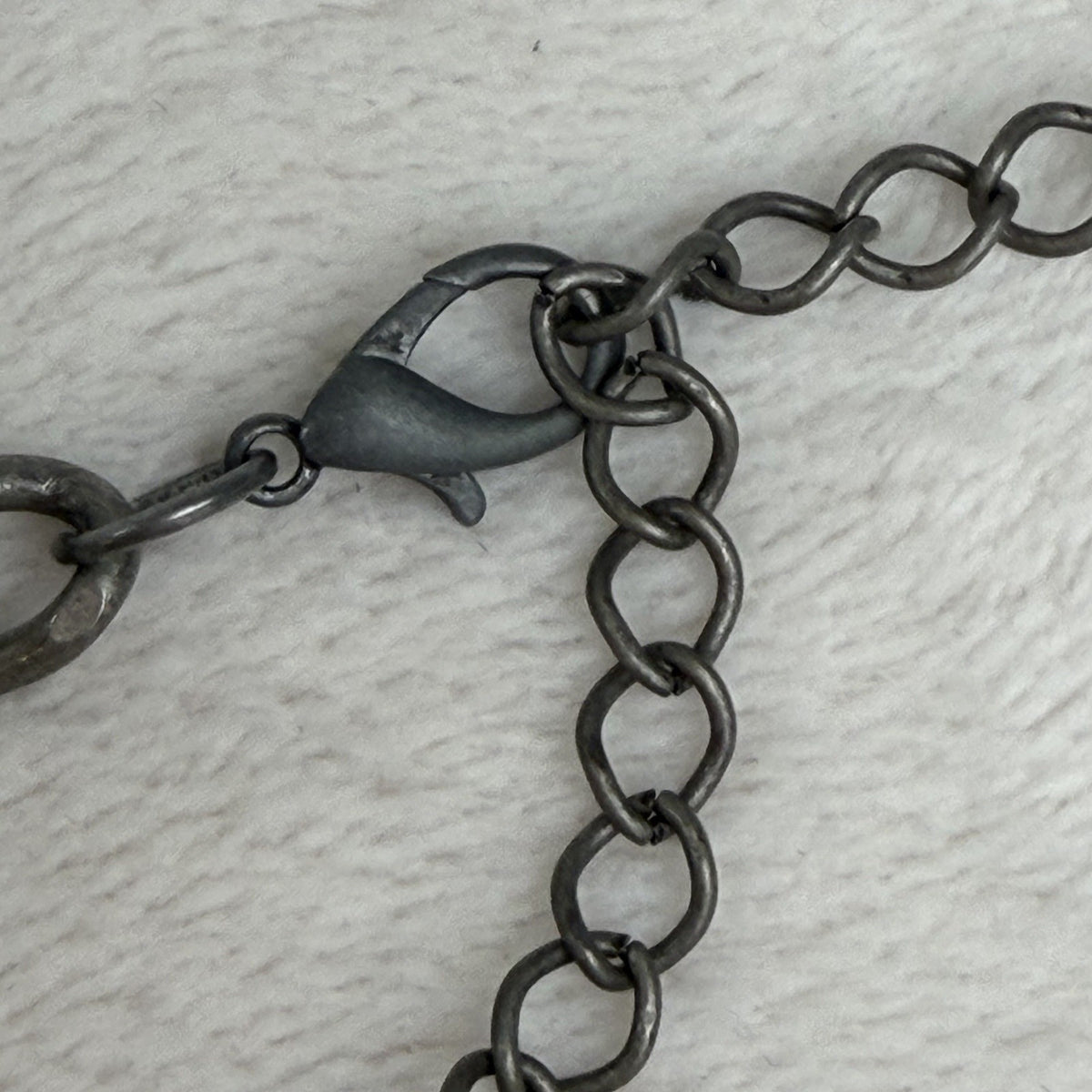 RELIGION London Gunmetal Spike Bib Necklace — detail photo 4