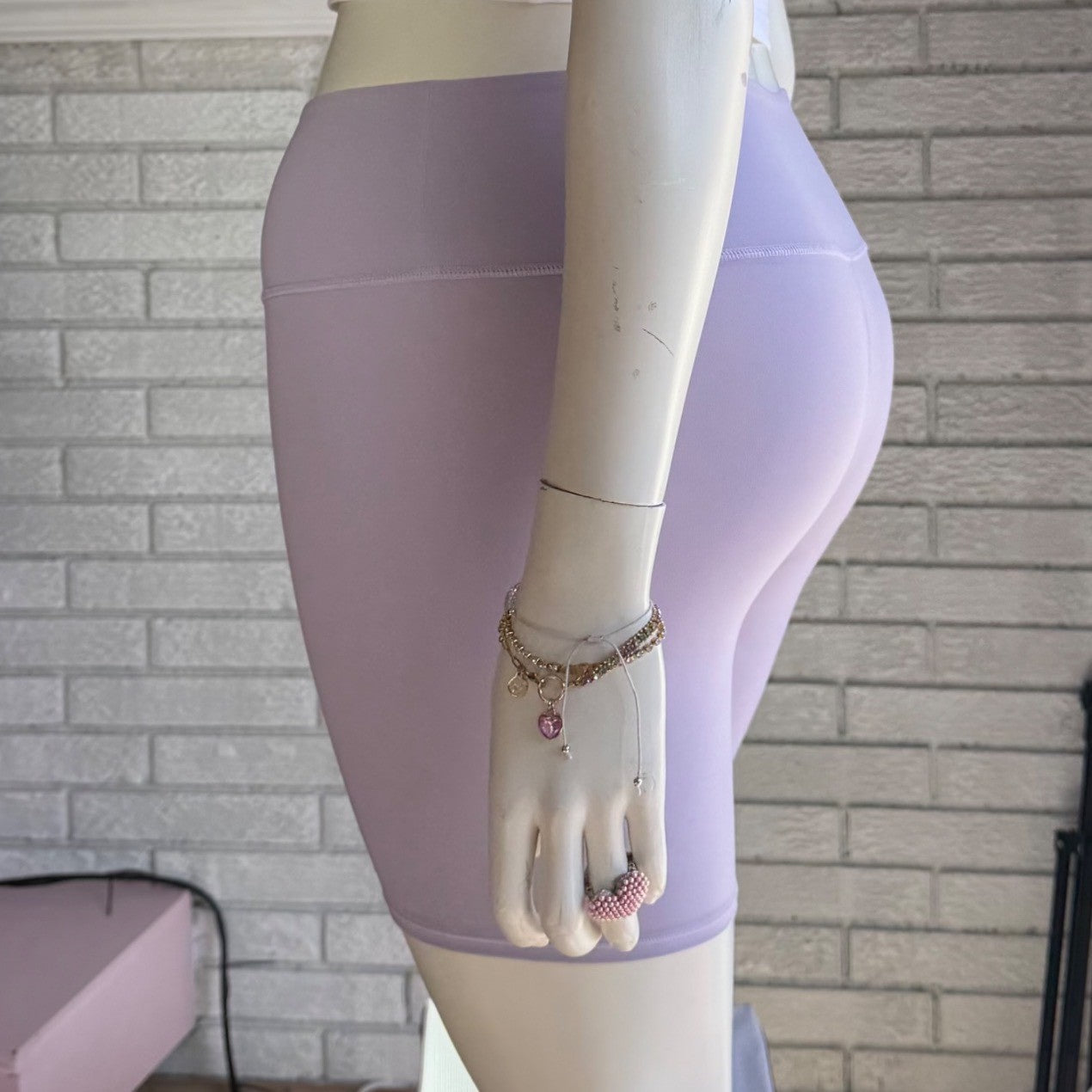 Skims Fits Everybody Bike Shorts Lilac High Rise Pastel Clean Girl Size XL
