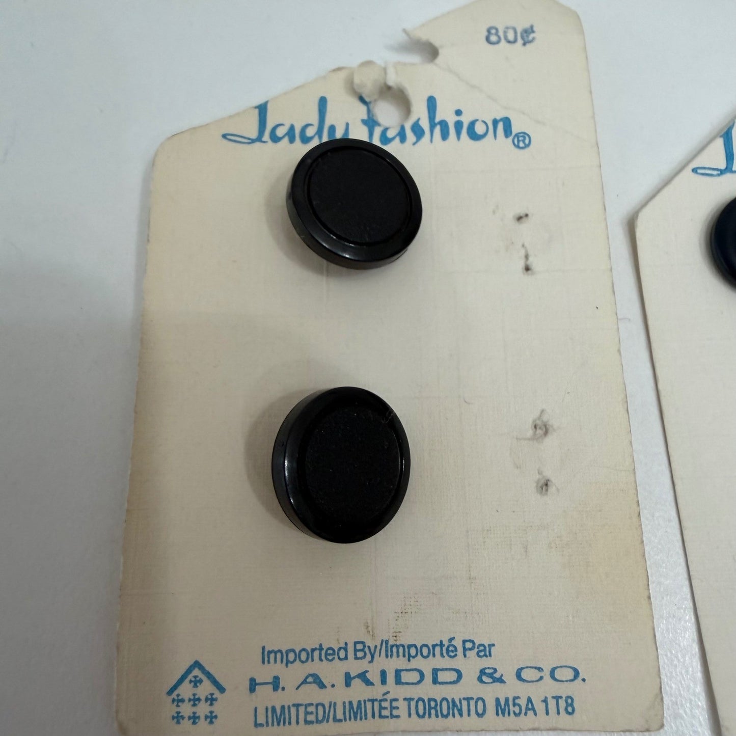 Lady Fashion Vintage Buttons Deadstock Retro Sewing Supply Mid Century Mix Lot