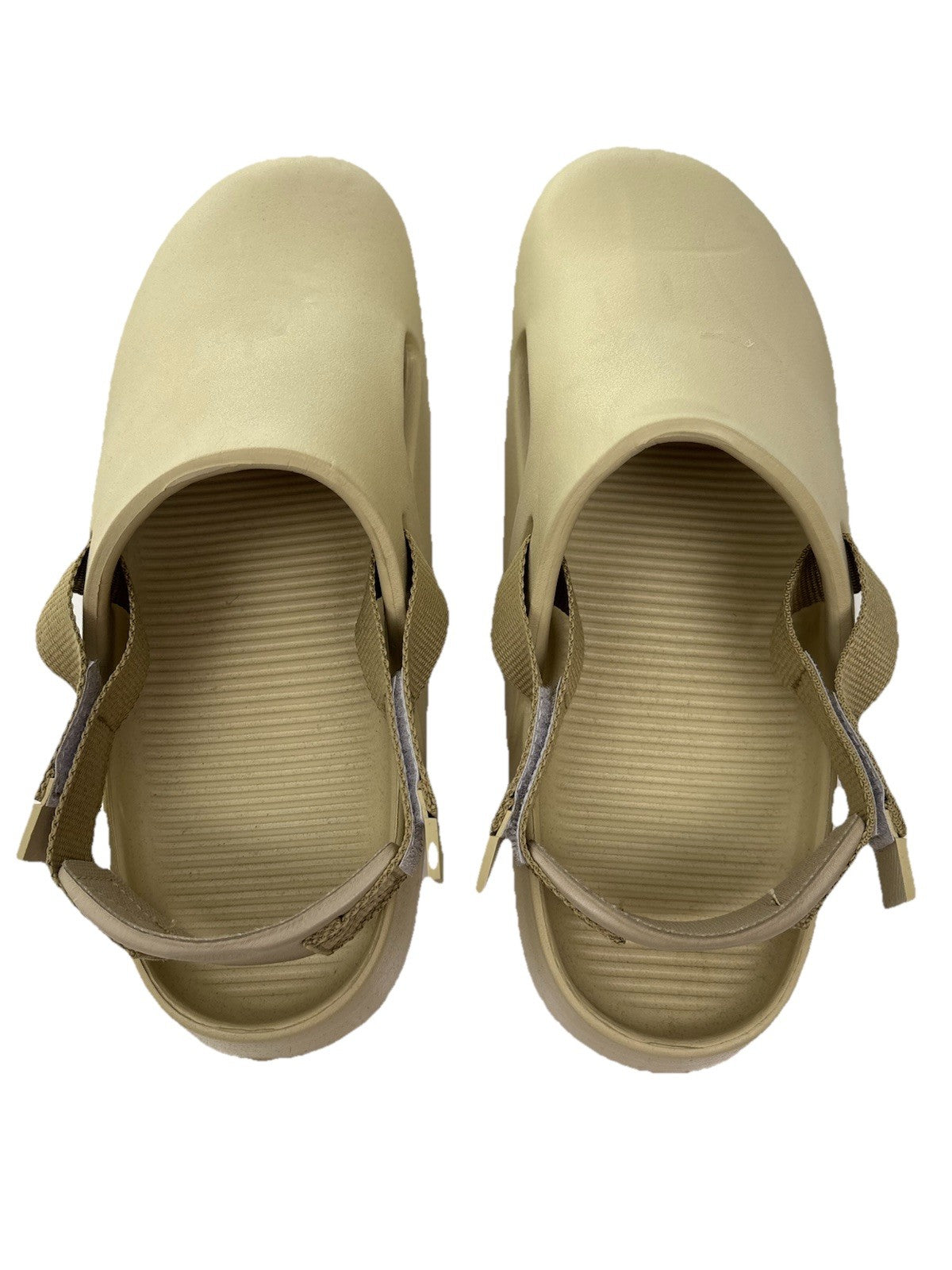 SET Of 2 Ladies Size 12 Sandals . 1 Black And One Cream Colour, Buckle + Straps