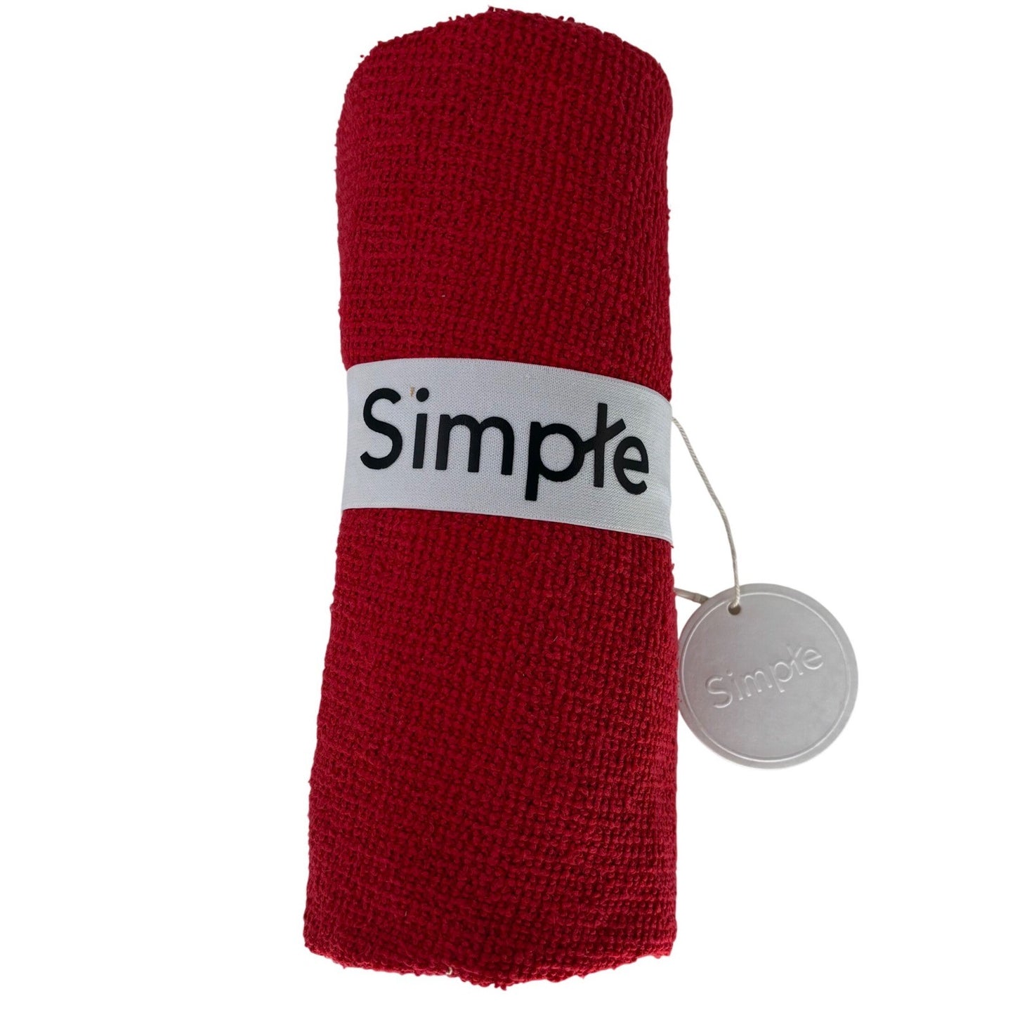 Simpłe Red Textured Knit