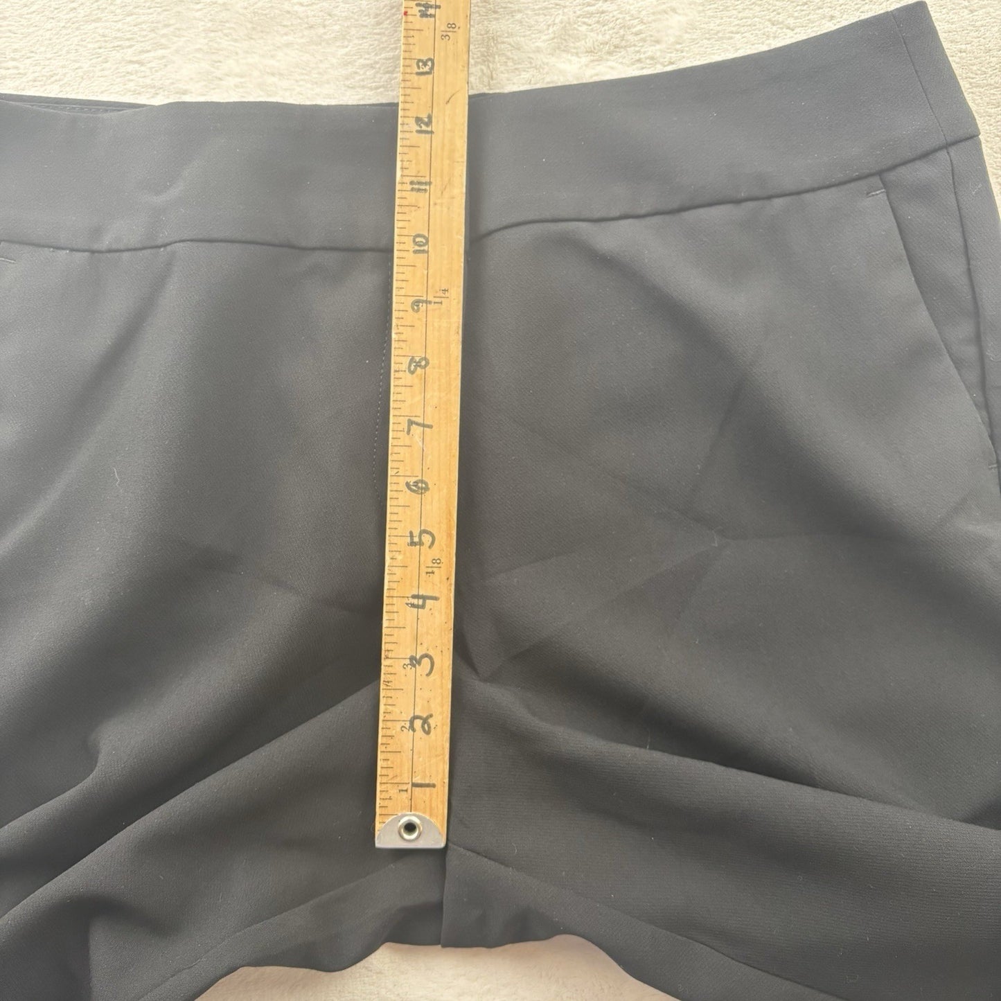 Ann Taylor The Straight Black Dress Pant Womens Sz 14 Basic Career Office Siren