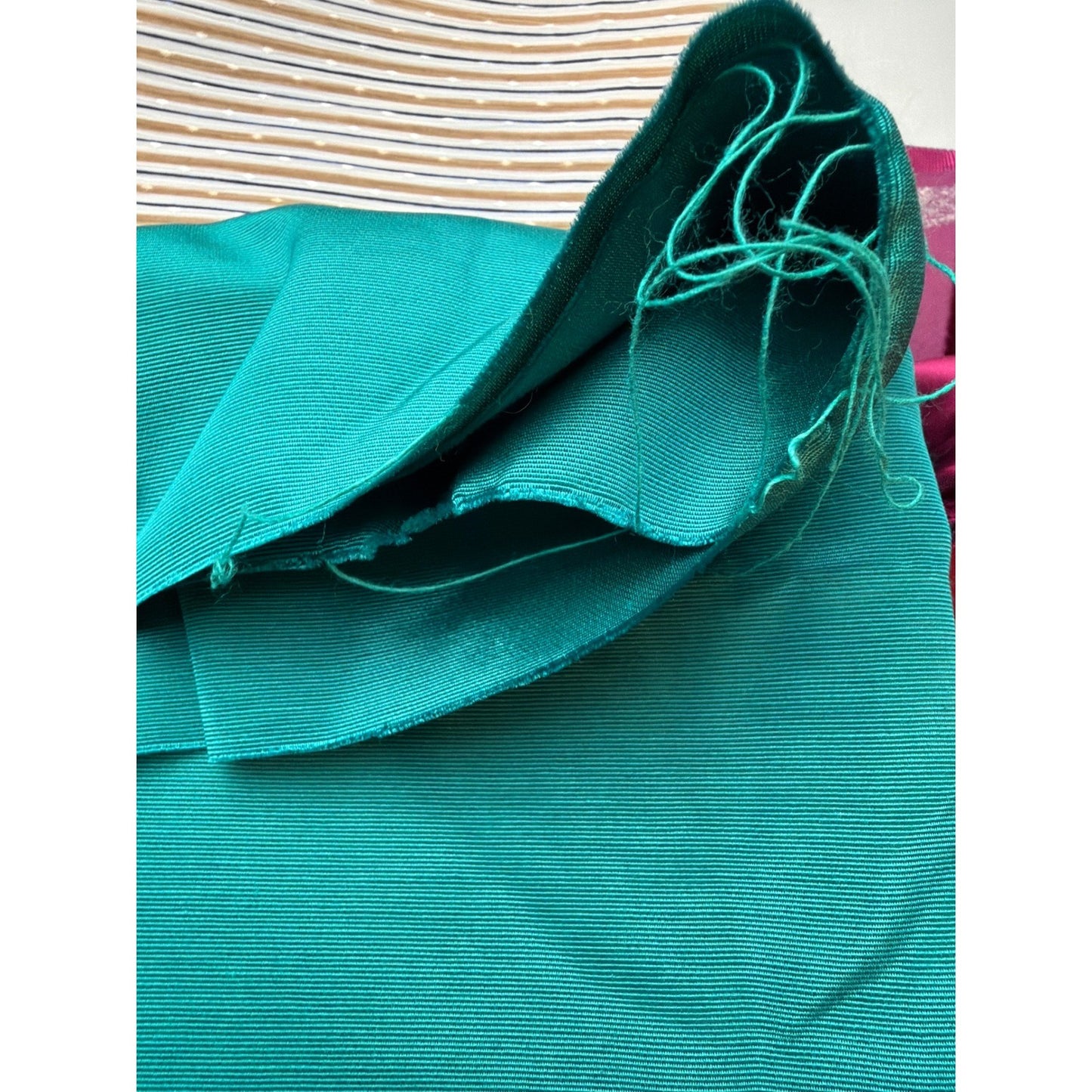 Vintage Specialty Fabric Lot – 7 Unique Shiny Textured Wovens – 1.2kg – 1980s
