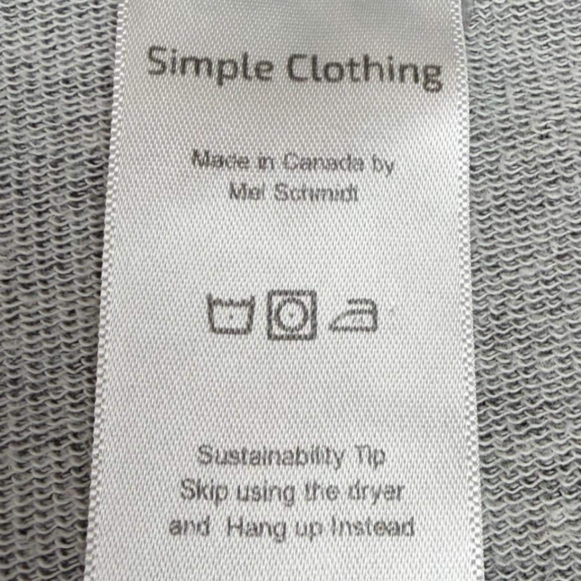 Simple Clothing Drop Crotch Pants Heather Grey Boho Lagenlook XL