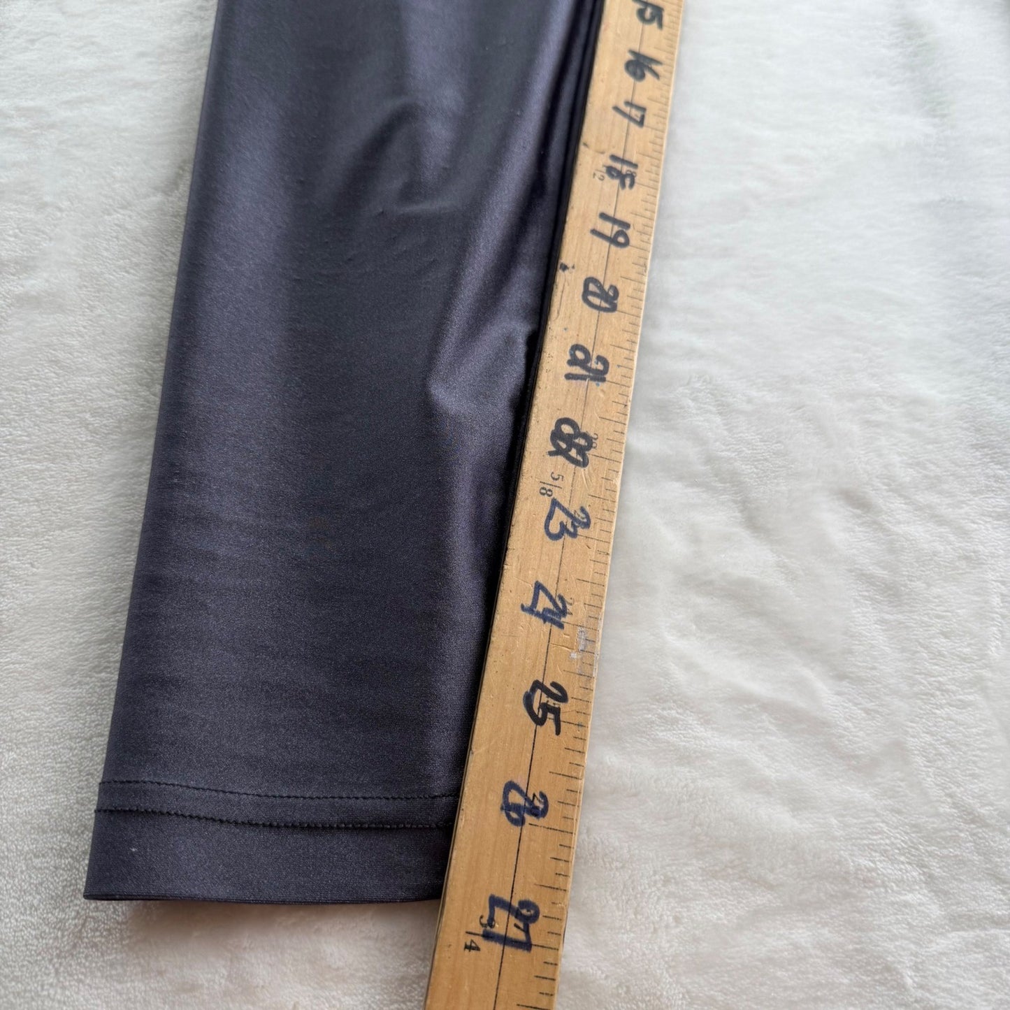 American Apparel Silver Leggings Large ~ Shein  White Crop Top Small Balletcore