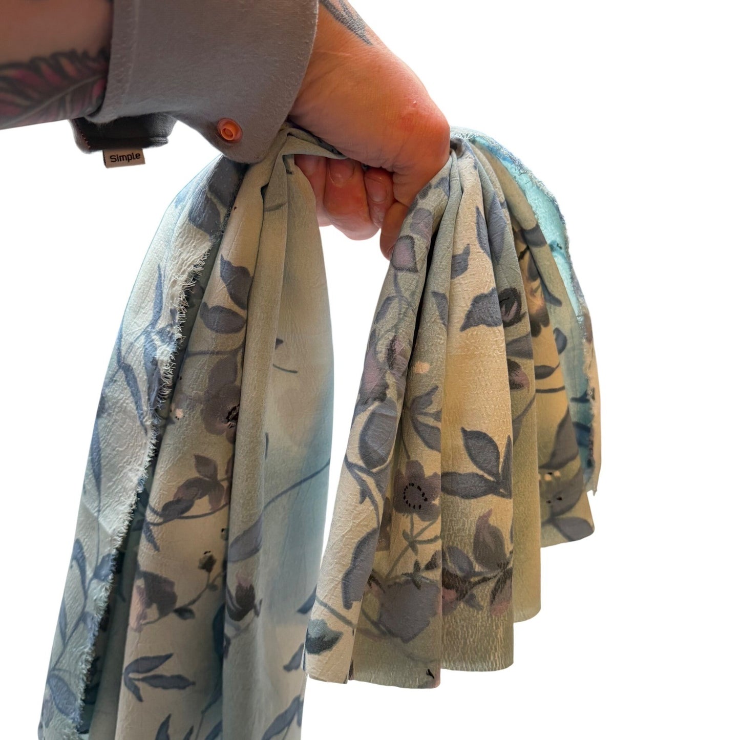 Lightweight Flowing Fabric Lot – 8 Woven Pieces – Airy, Silky Soft + textured