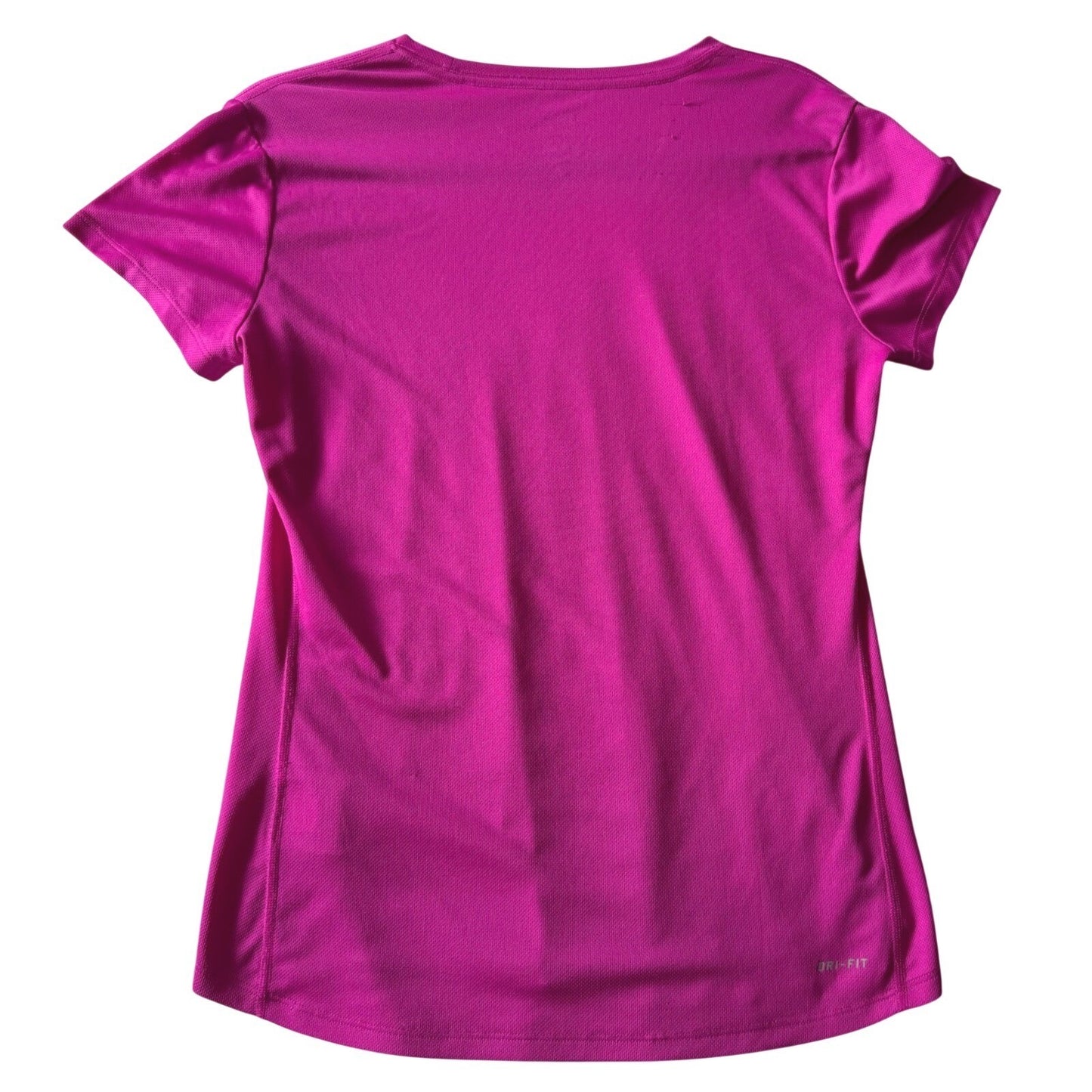 Nike Dri-FIT Shirt Short Sleeve Pink Activewear Gym Training Tee Womens Size M