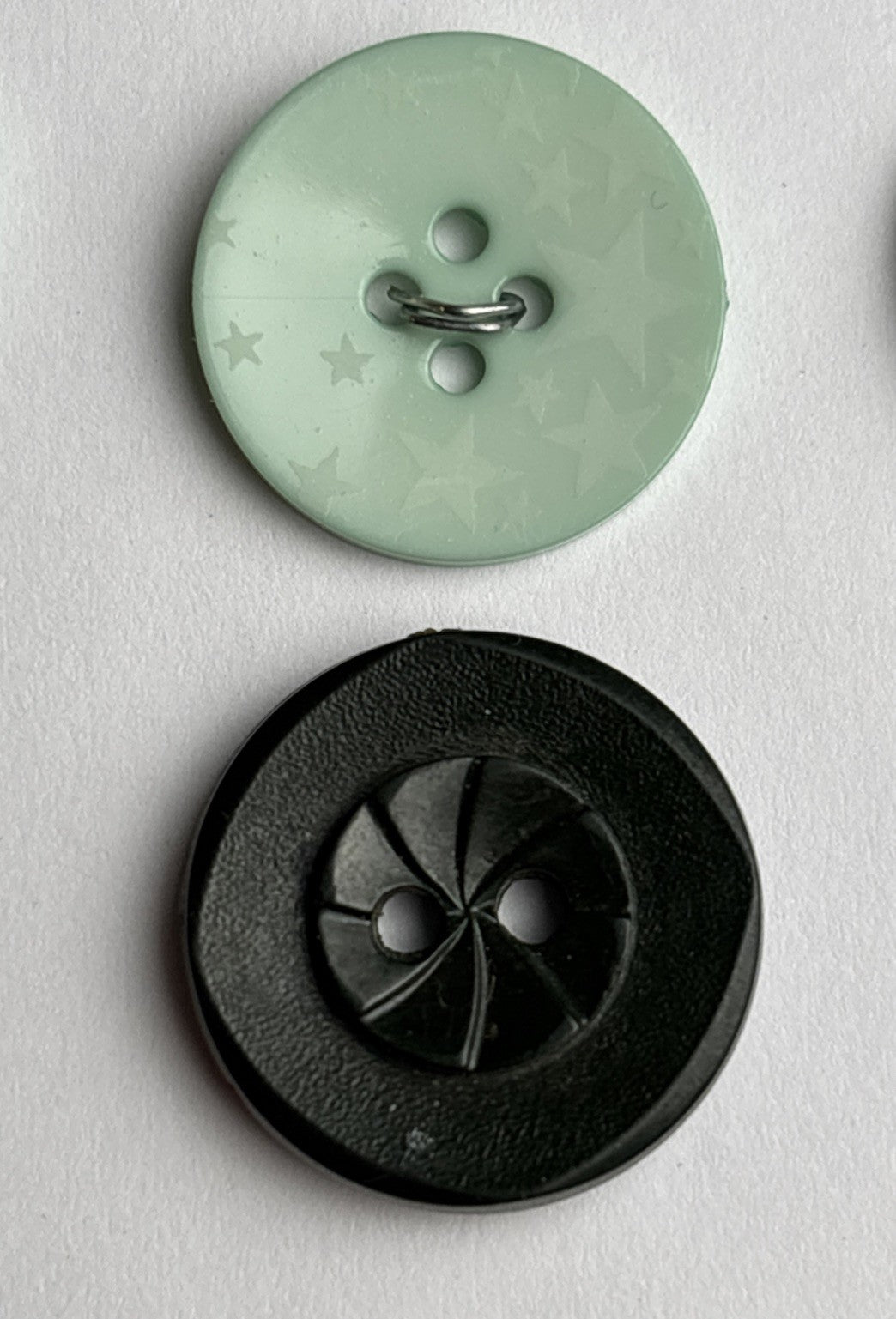 Vintage Green Bakelite Button Lot Carved Catalin Art Deco 1930s 40s Sewing Craft