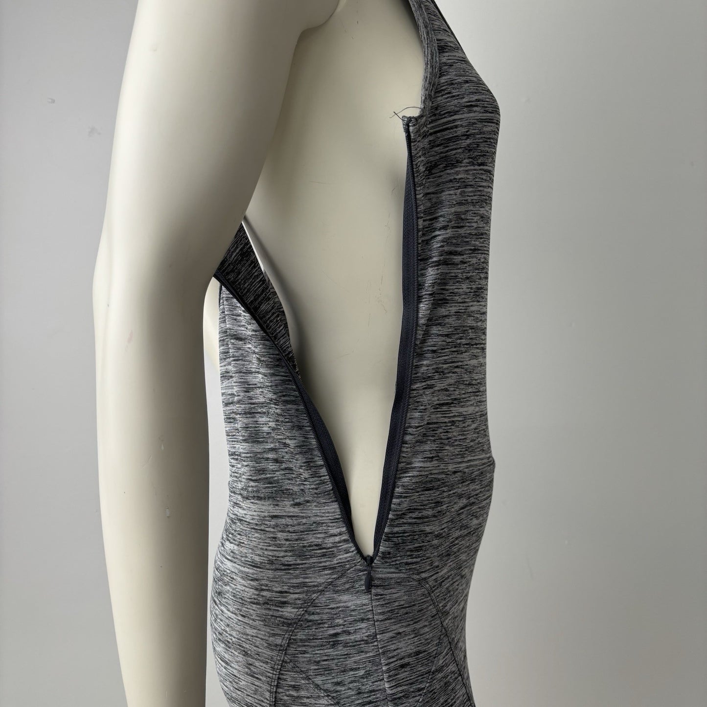 LA Society Jumpsuit Size XL Grey Snatched Athleisurecore Gym Yoga Pilates Stirup