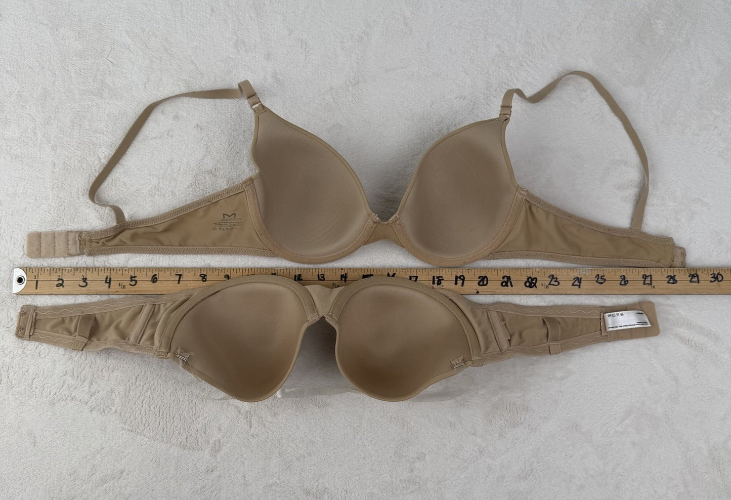 Maidenform 36 C Bra 0795 Beige Nude Adjustable Straps Women’s Intimates Support