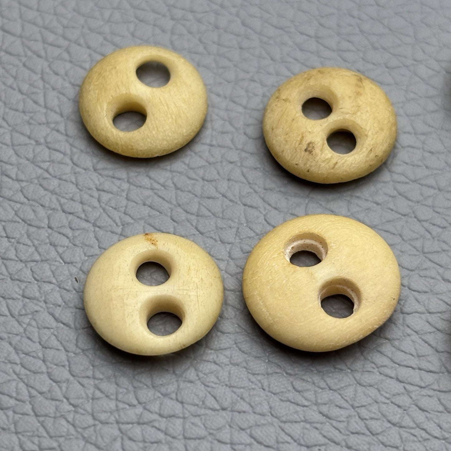 Vintage Mixed Button Lot (60pcs) – Earth Tone Neutrals + Soft Pastels  40’s-60’s