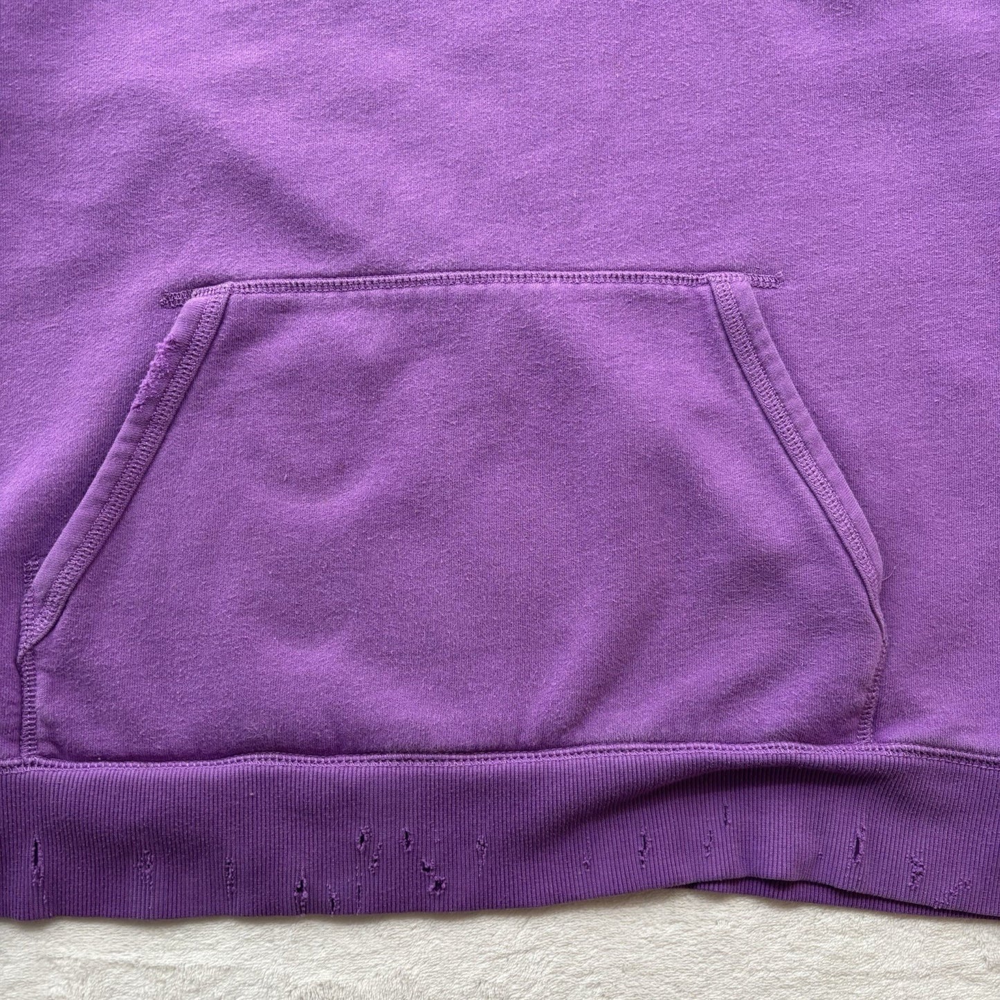 Vans Hoodie Unisex purple Sz Xlarge kangaroo pocket distressed grungecore skater