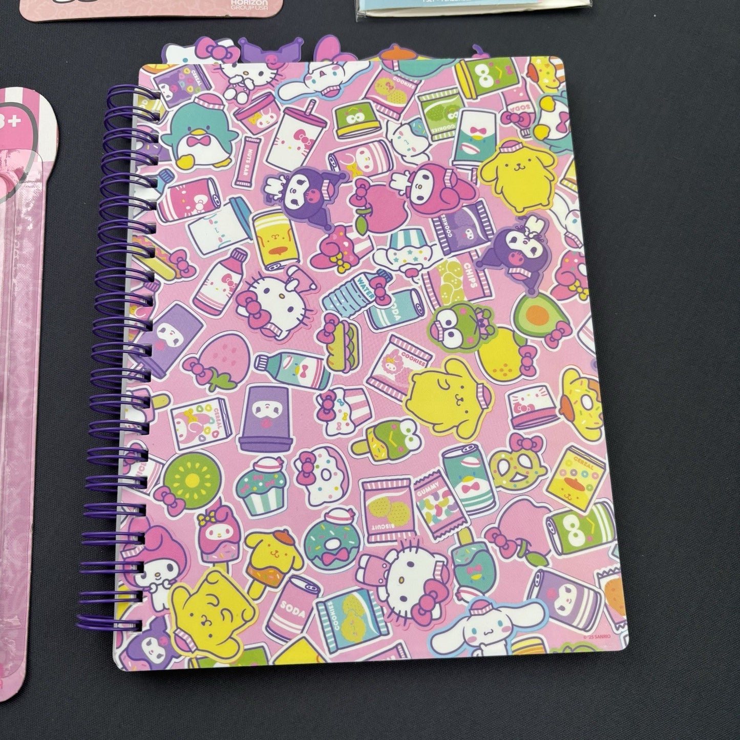 Hello Kitty & Friends Stationery Set Journal Notepad Pen sticky Notes Erasers