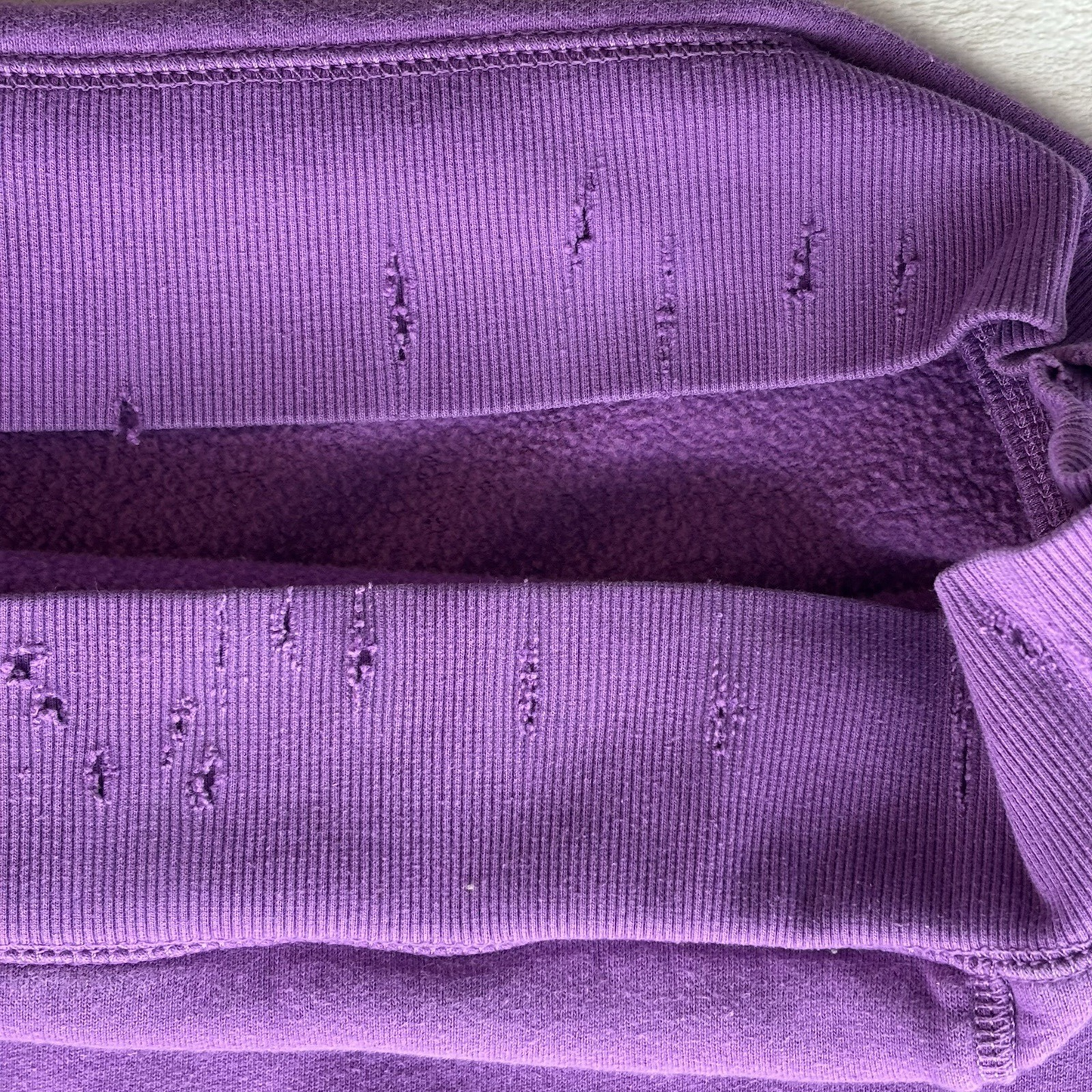 Vans Hoodie Unisex purple Sz Xlarge kangaroo pocket distressed grungecore skater