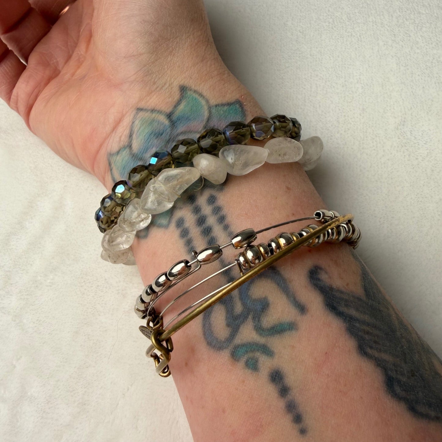 Mixed Jewelry Lot – Includes 3 Alex and Ani Bracelets, BCBG ring and more !