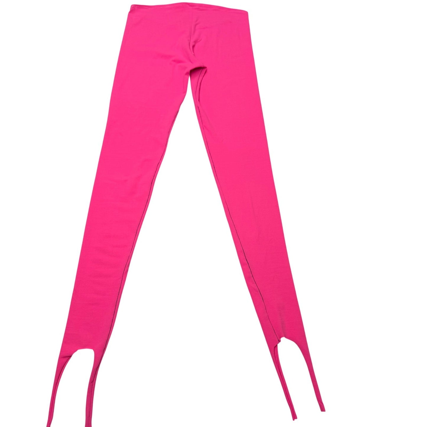 Simple Clothing Neon Pink Leggings Barbiecore Y2K Retro Baddie Eccentric S/M