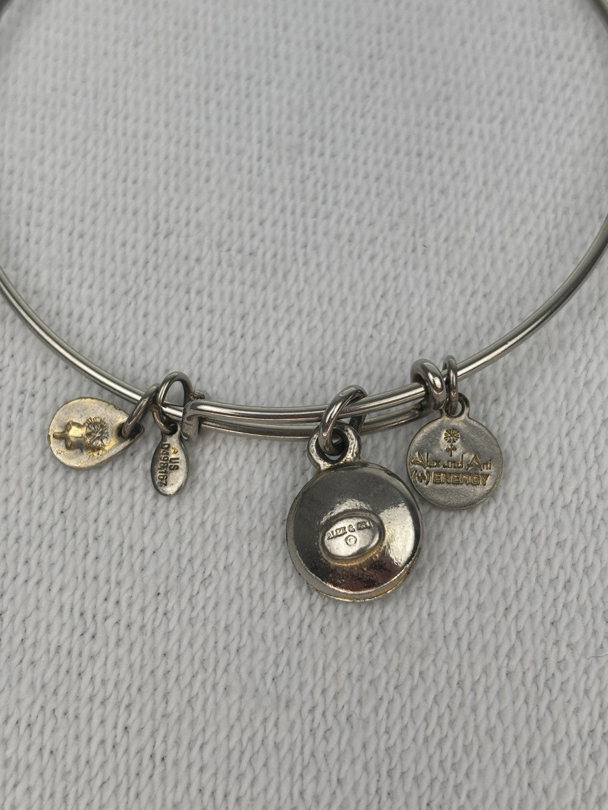 Alex And Ani Bracelet Birth Stone August Green Gem Earthcore Bling Fairycore