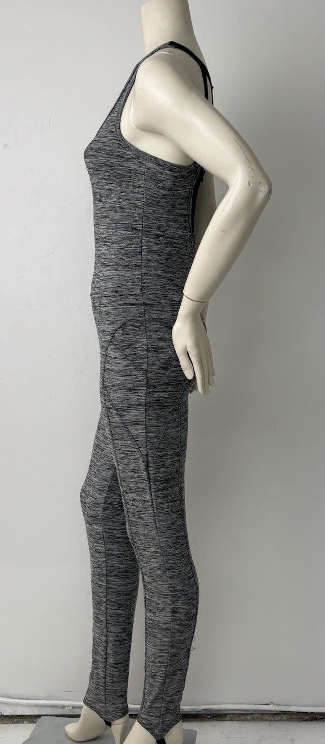 LA Society Jumpsuit Size XL Grey Snatched Athleisurecore Gym Yoga Pilates Stirup