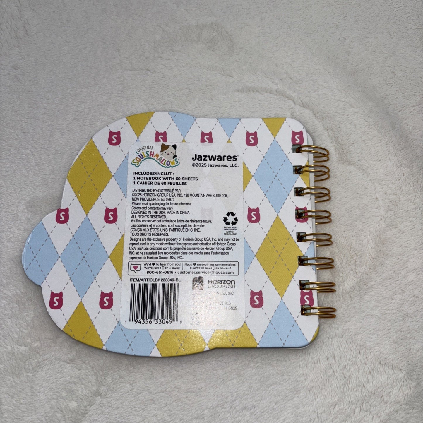 Stuffed Animal + Squishmallows Notebooks Lot - Unicorn Weiner Dog Squeezemallow